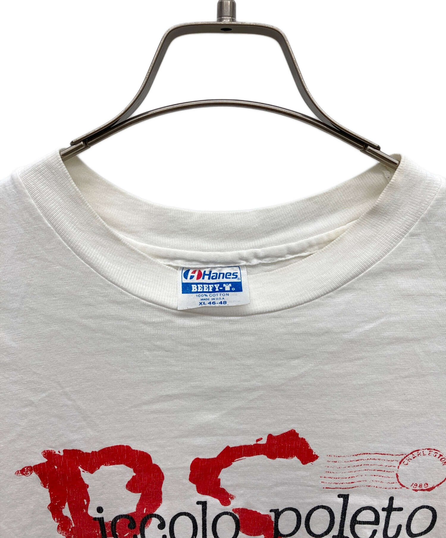 Tシャツ 古着 80s Hanes ヘインズ 戦争 ベトナム 慰霊碑 XL 白 中古・古着通販】Hanes (ヘインズ) プリントTシャツ ホワイト サイズ