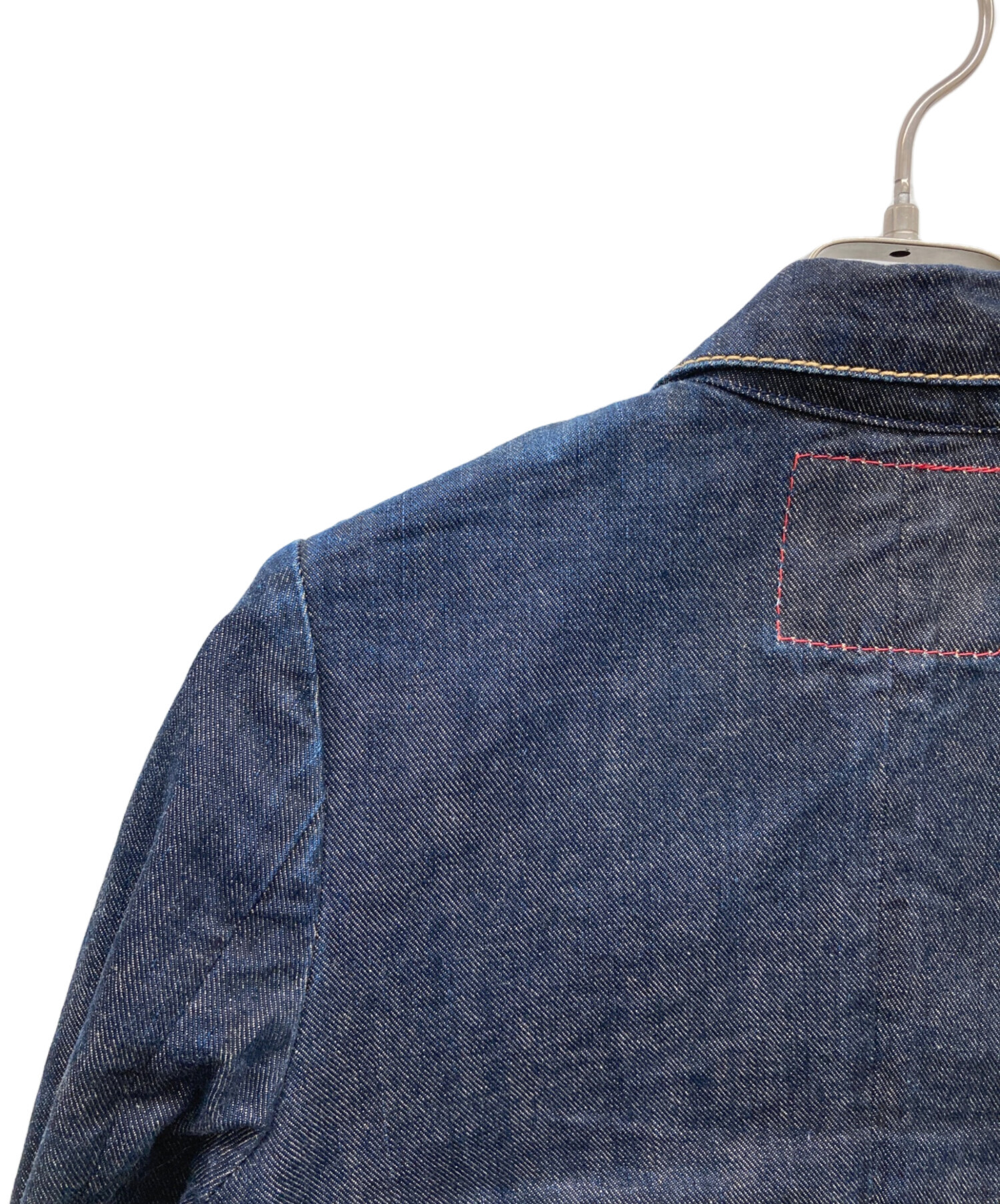 希少 Levi's RED アシンメトリー デニムジャケット チュニジア製 XS 中古・古着通販】LEVI'S RED (リーバイス レッド) デニムジャケット