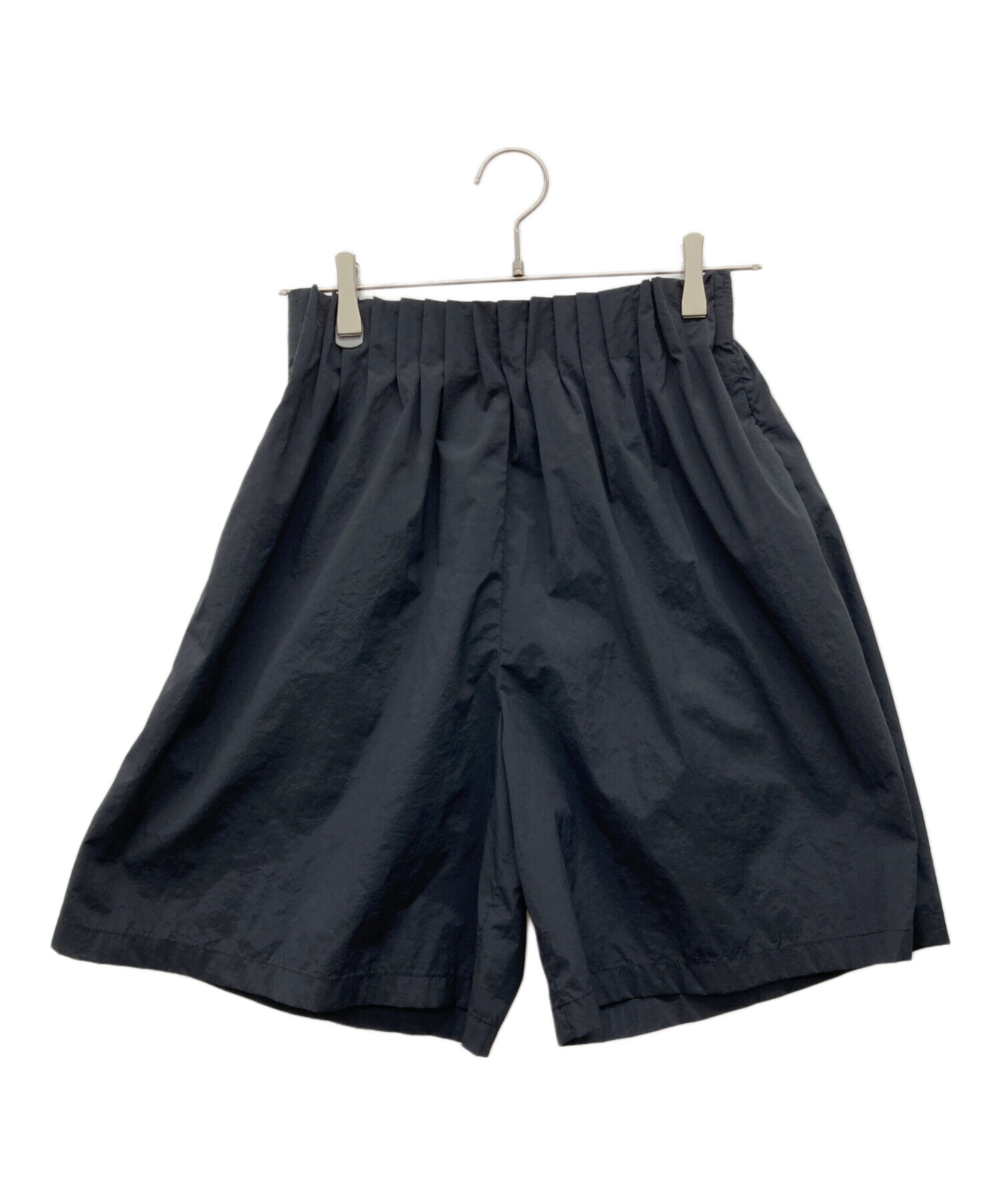 中古・古着通販】eunoia (ユノイア) Nylon short pants ブラック