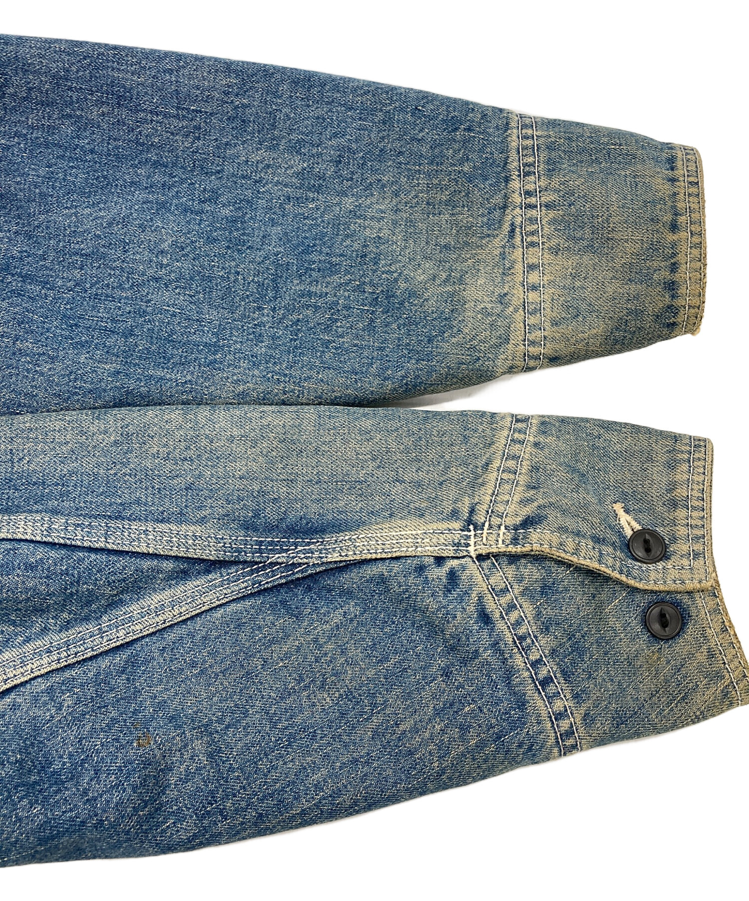 【超美品】Lee(リー) デニムジャケット191-LB 復刻モデル 中古・古着通販】LEE (リー) 191-LB 復刻デニムジャケット インディゴ