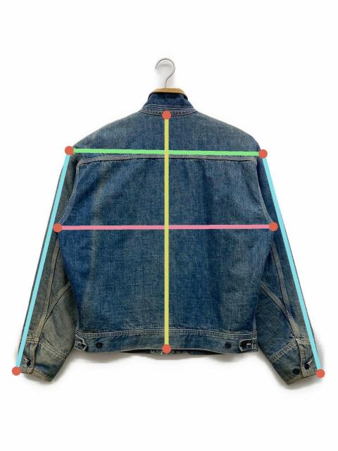 中古・古着通販】LEE (リー) 191-LB 復刻デニムジャケット インディゴ