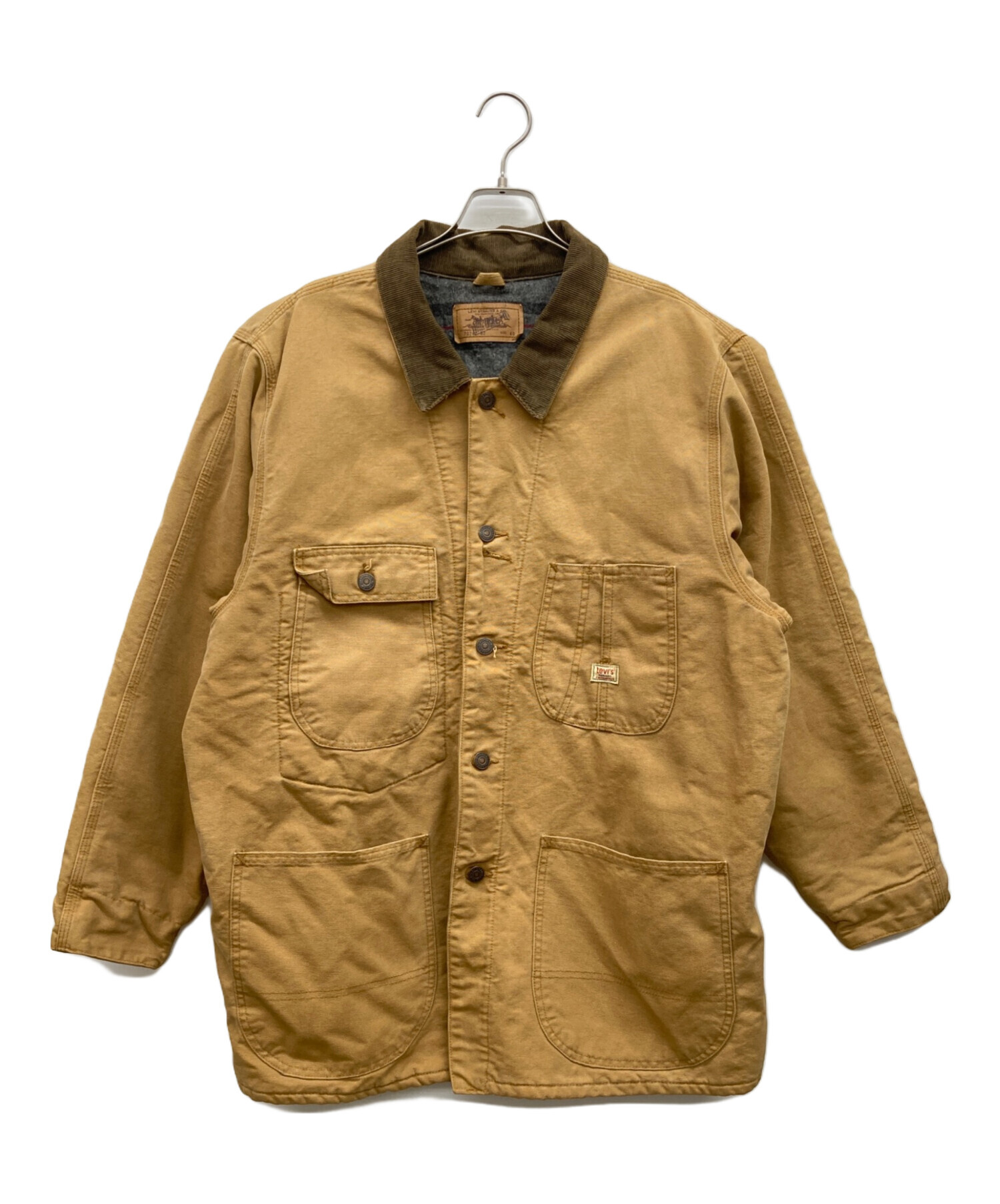 LEVI'S リーバイス　ダックカバーオール　ジャケット　38 USA 中古・古着通販】LEVI'S (リーバイス) 90s 裏ブランケットダック