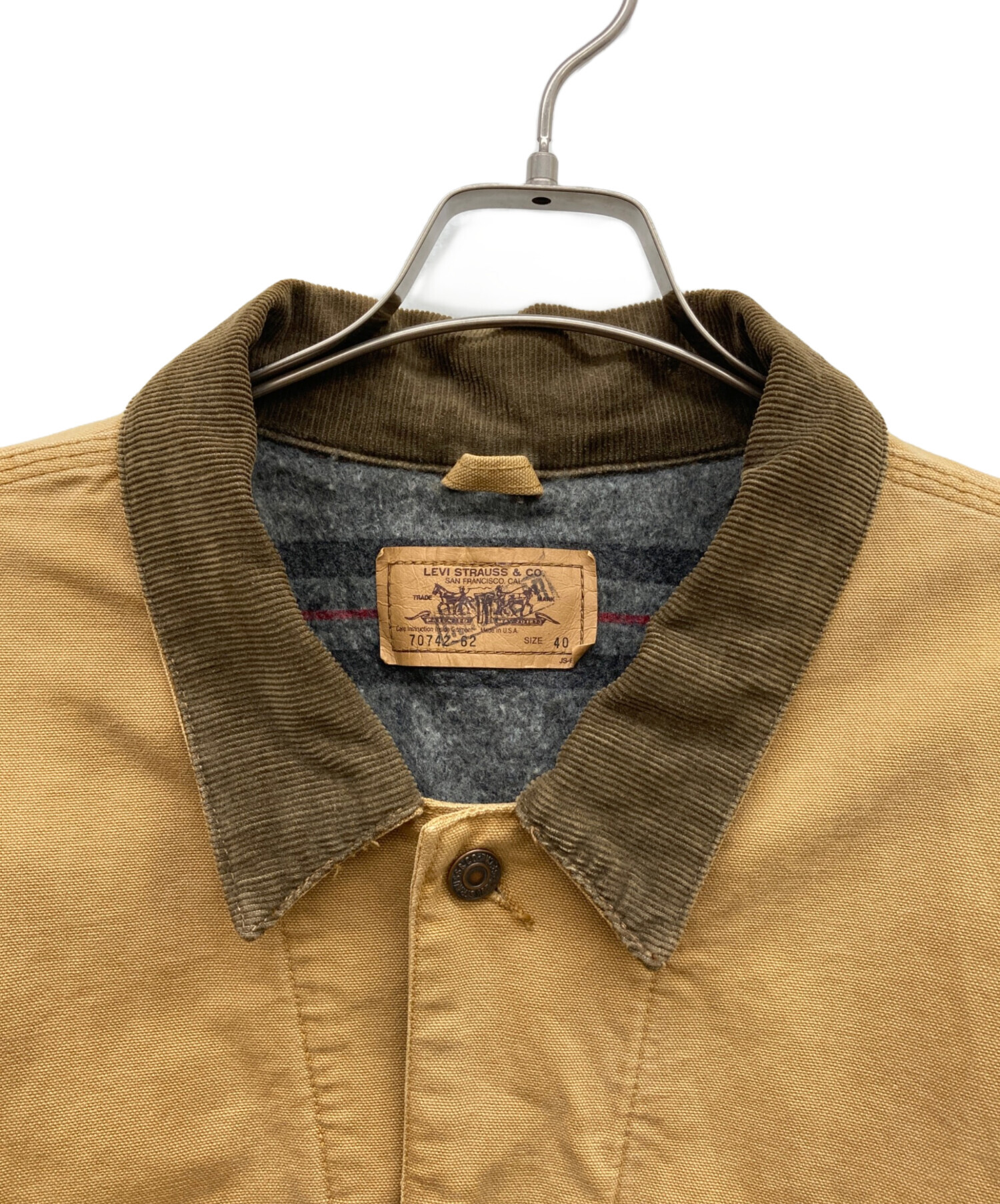 中古・古着通販】LEVI'S (リーバイス) 90s 裏ブランケットダック