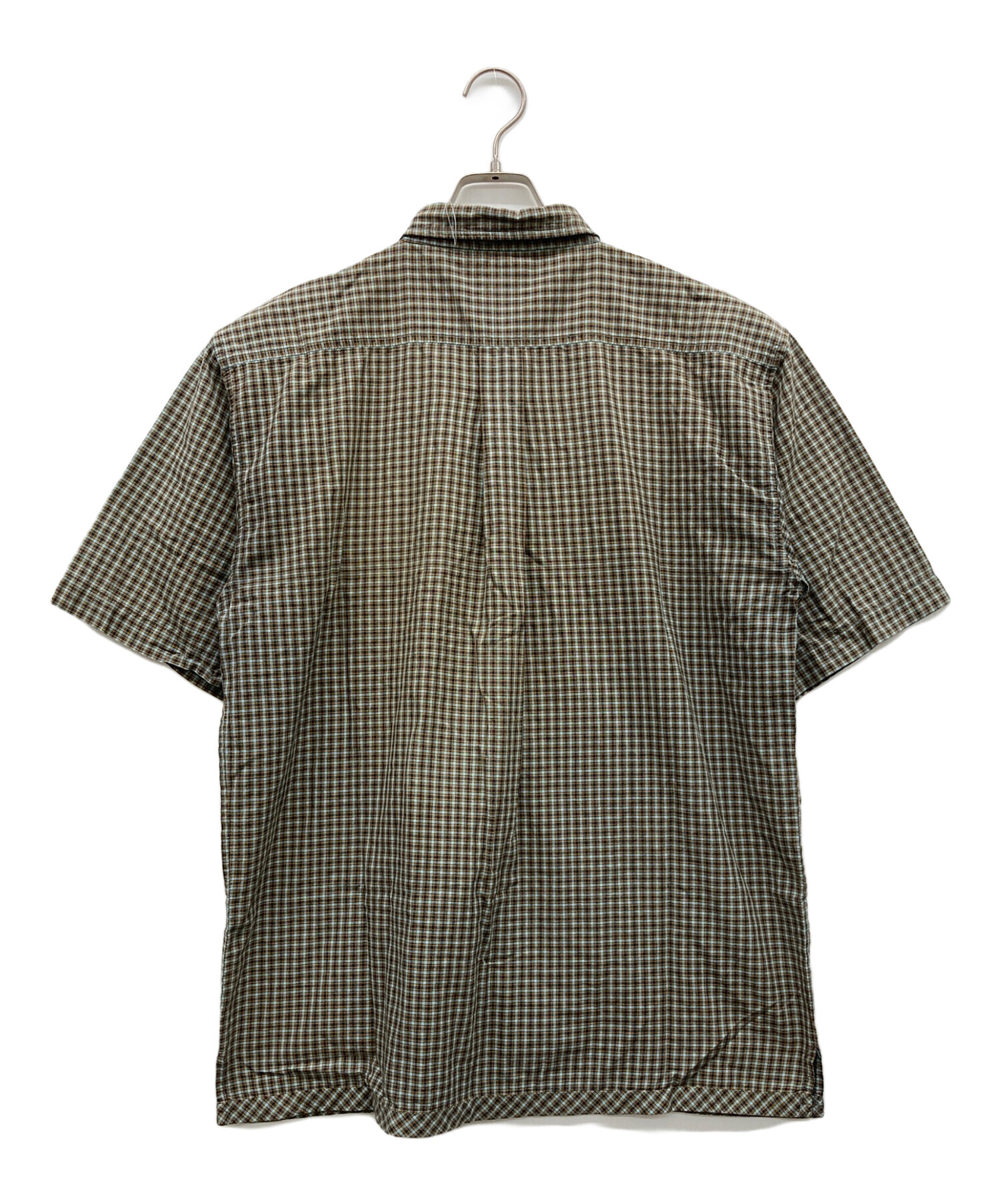 中古・古着通販】stussy (ステューシー) 半袖チェックシャツ マルチ