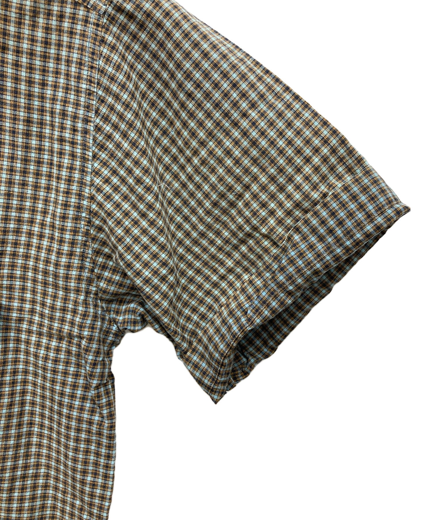 中古・古着通販】stussy (ステューシー) 半袖チェックシャツ マルチ