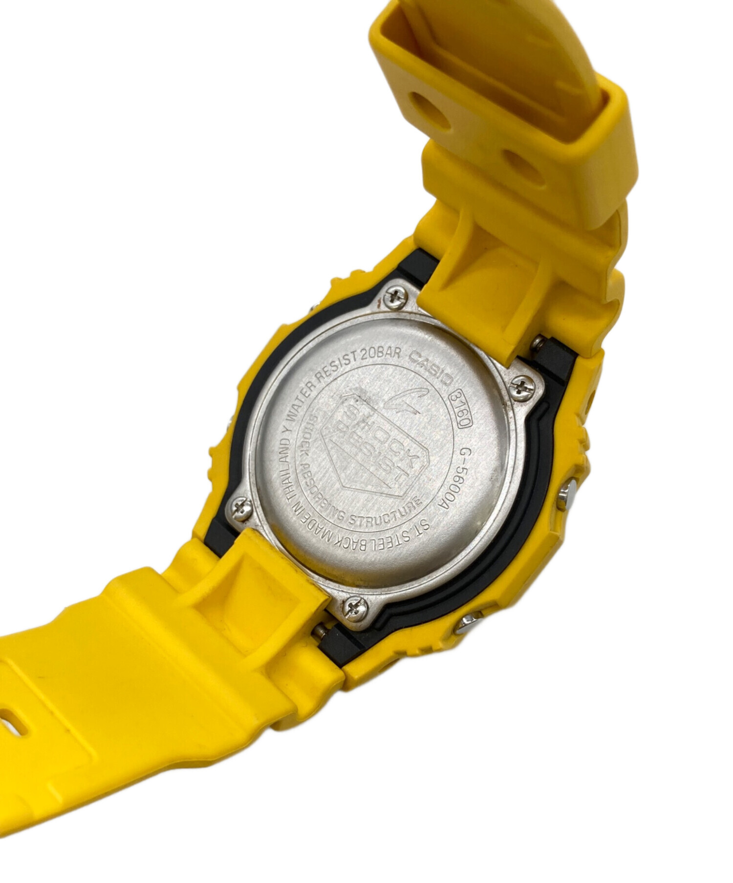 中古・古着通販】CASIO (カシオ) デジタルウォッチ イエロー｜ブランド