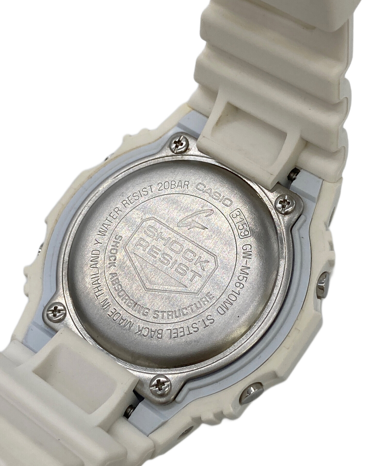 中古・古着通販】CASIO (カシオ) デジタルウォッチ ホワイト｜ブランド