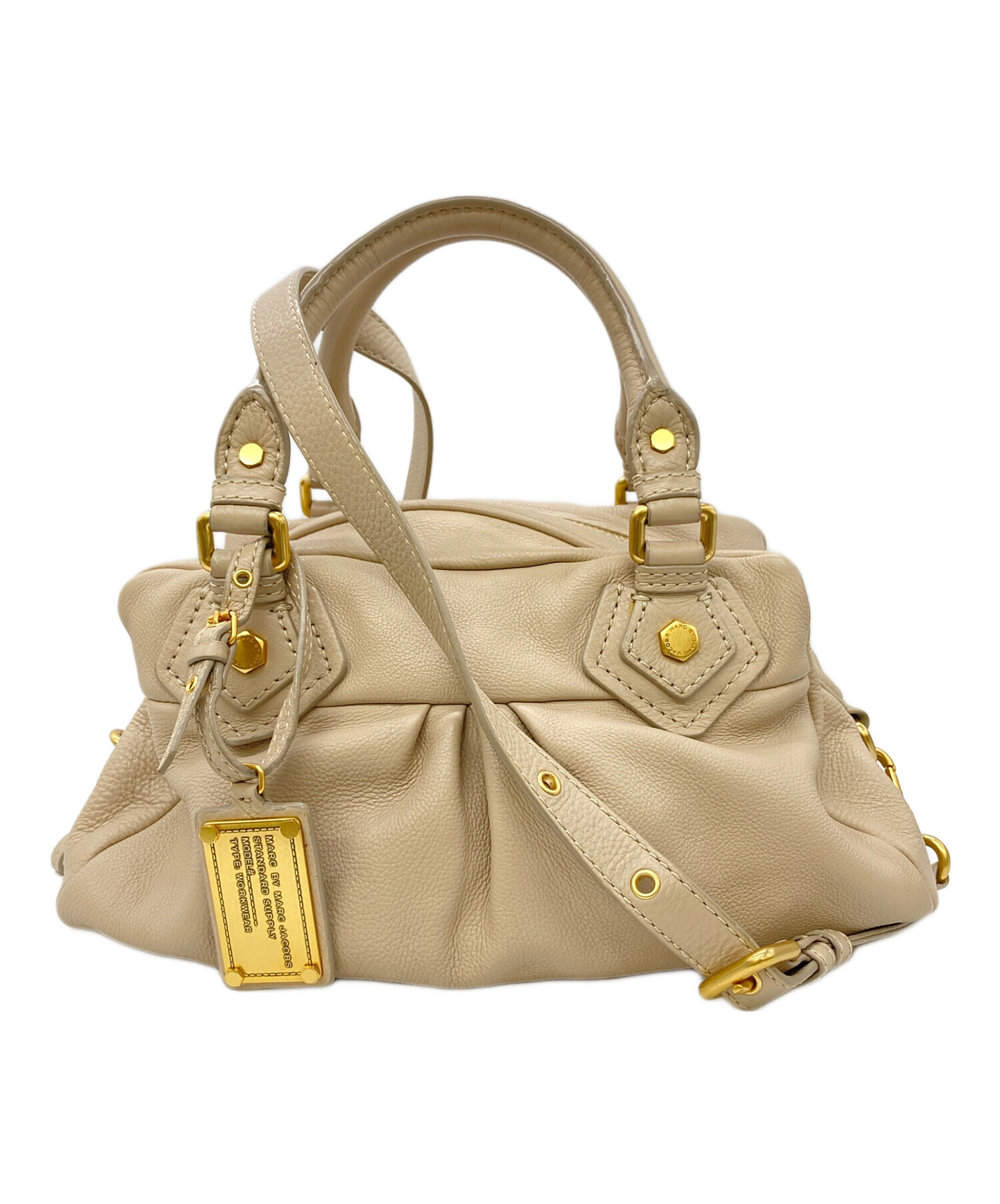 マークジェイコブス 2wayミニボストンバッグ レザー y2k archive 中古・古着通販】Marc by Marc Jacobs (マークバイマークジェイコブス