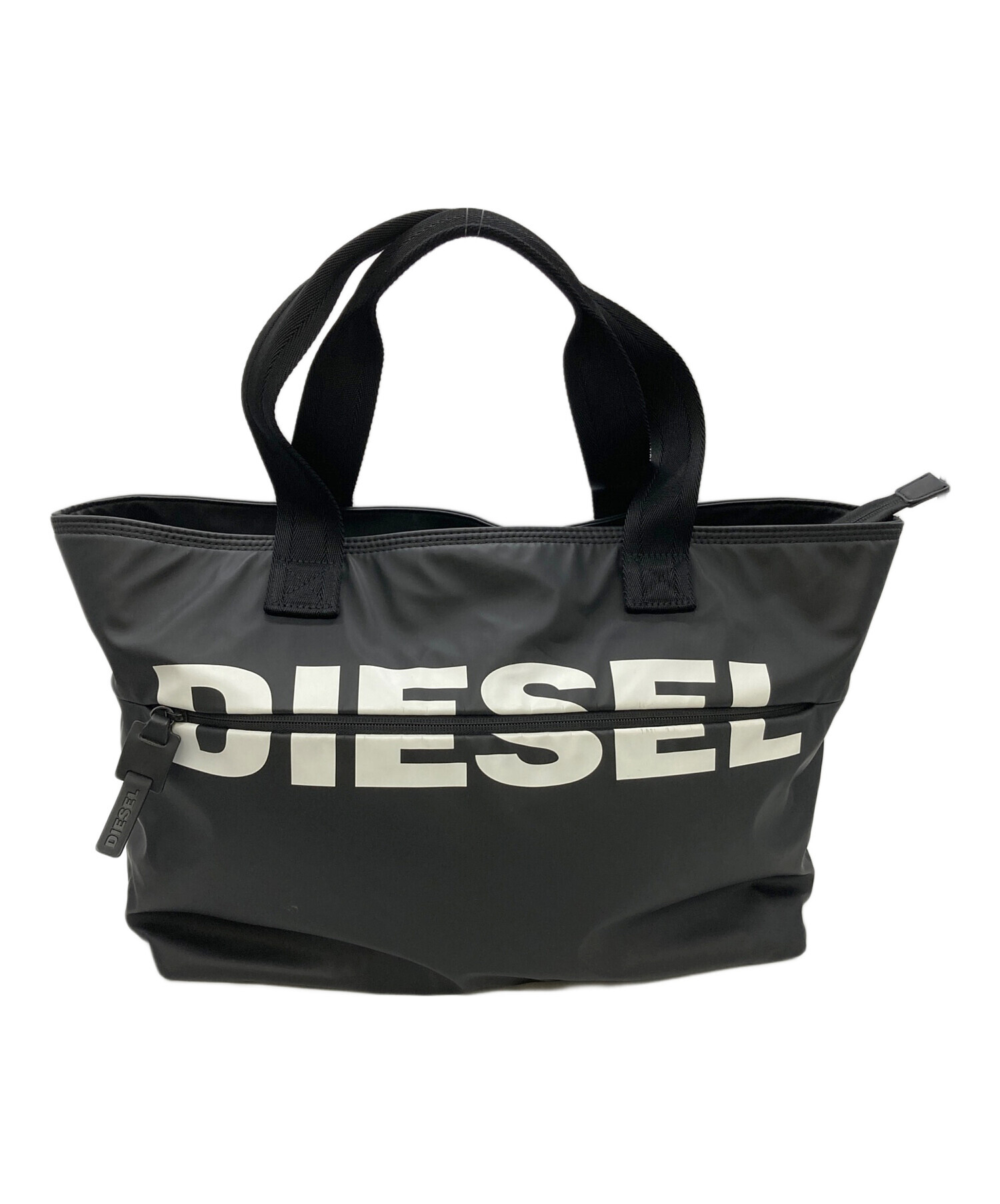 DIESEL ディーゼル F-BOLD SHOPPER トートバッグ 中古・古着通販】DIESEL (ディーゼル) F-BOLD SHOPPER II ブラック