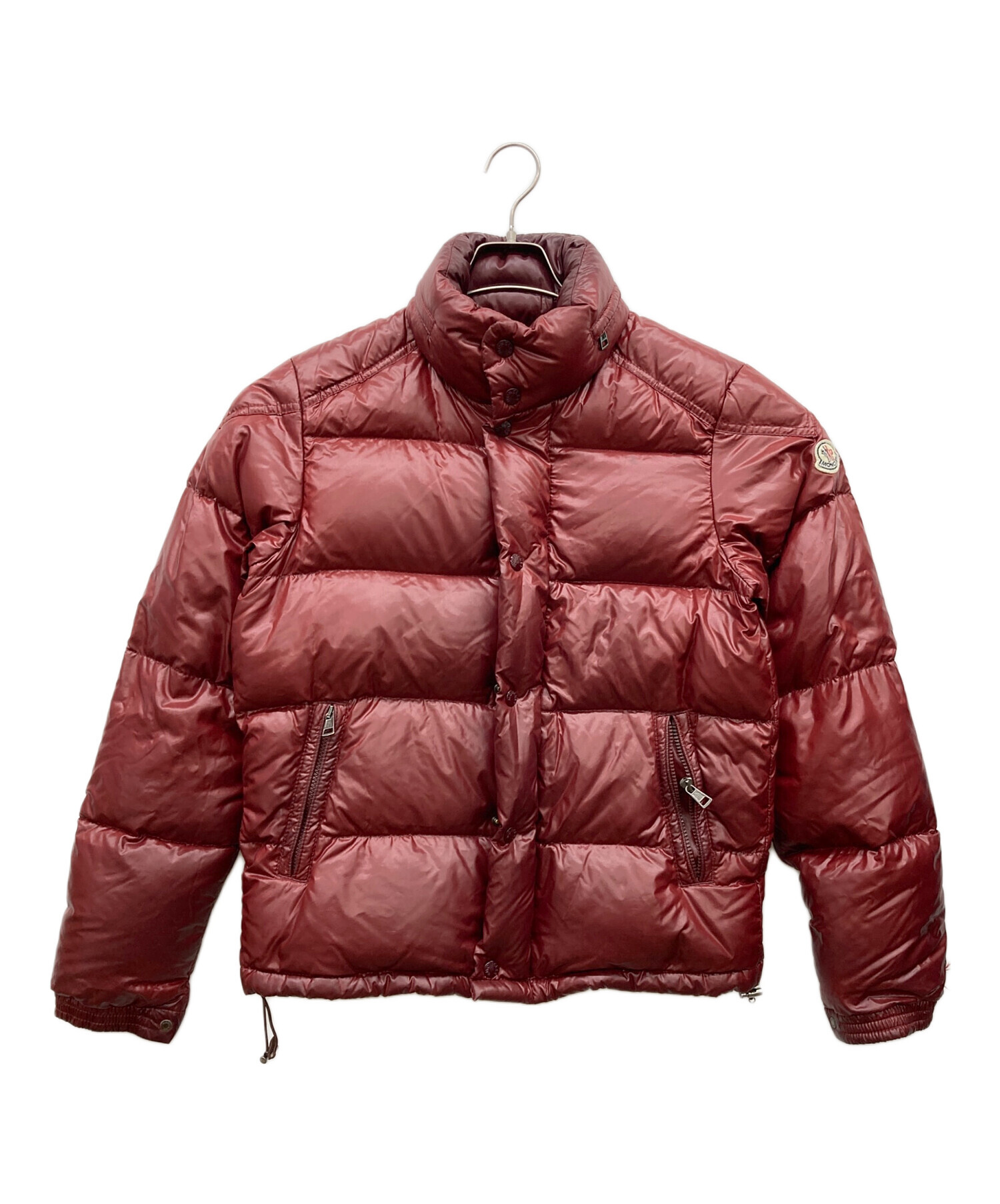 MONCLER ダウンジャケット赤 中古・古着通販】MONCLER (モンクレール) ダウンジャケット レッド