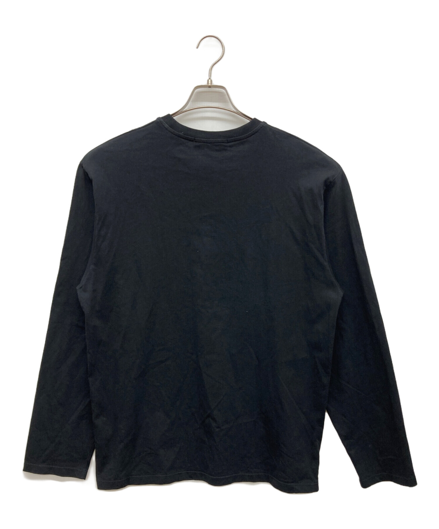中古・古着通販】MSGM (エムエスジーエム) フロントロゴロンT ブラック