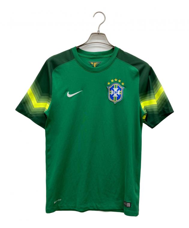 90s ナイキ 96年 ブラジル代表 サッカー ゲームシャツ 古着 中古・古着通販】NIKE (ナイキ) ゲームシャツ ブラジル代表 2014年W杯