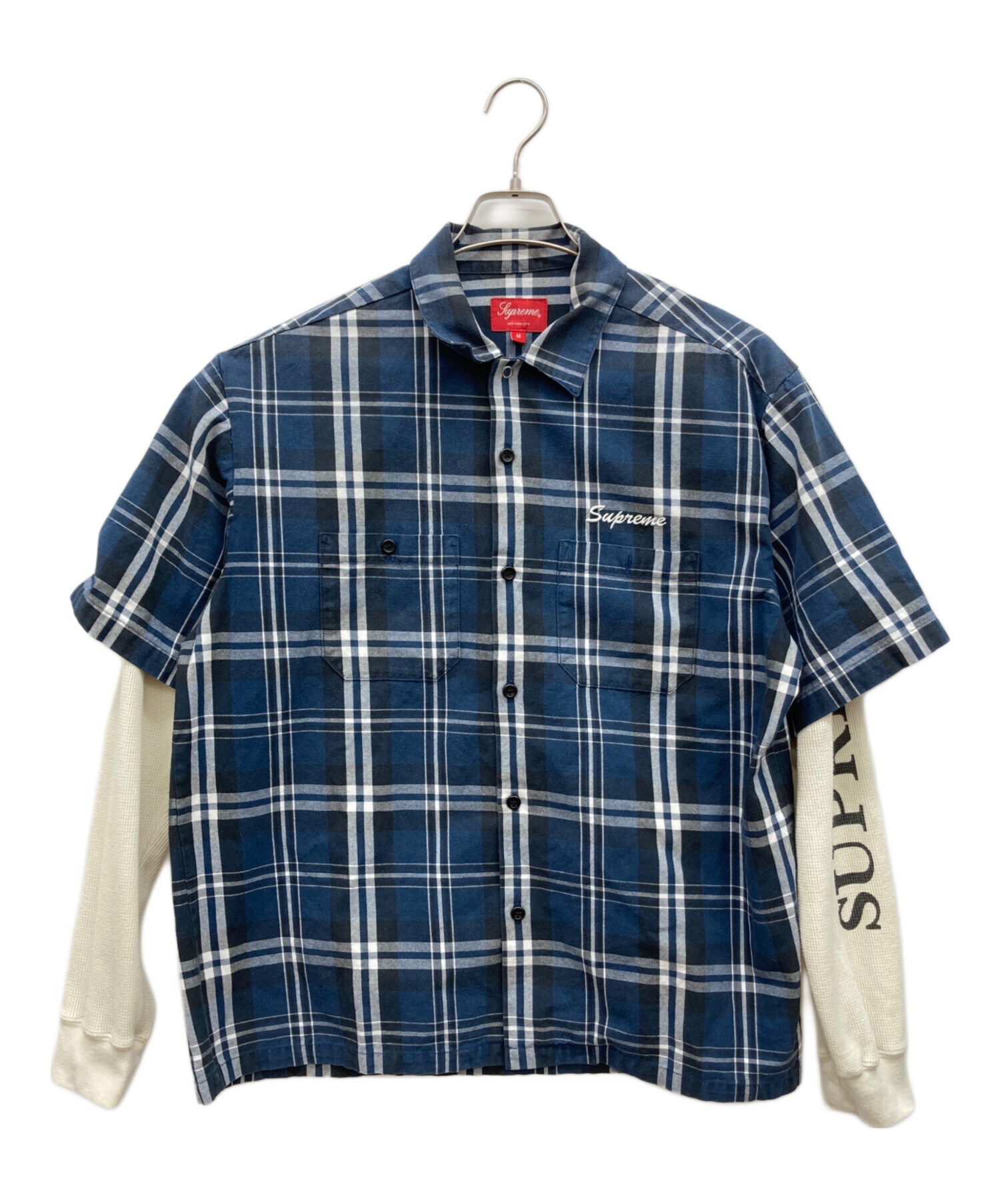 中古・古着通販】Supreme (シュプリーム) Thermal work shirt plaid