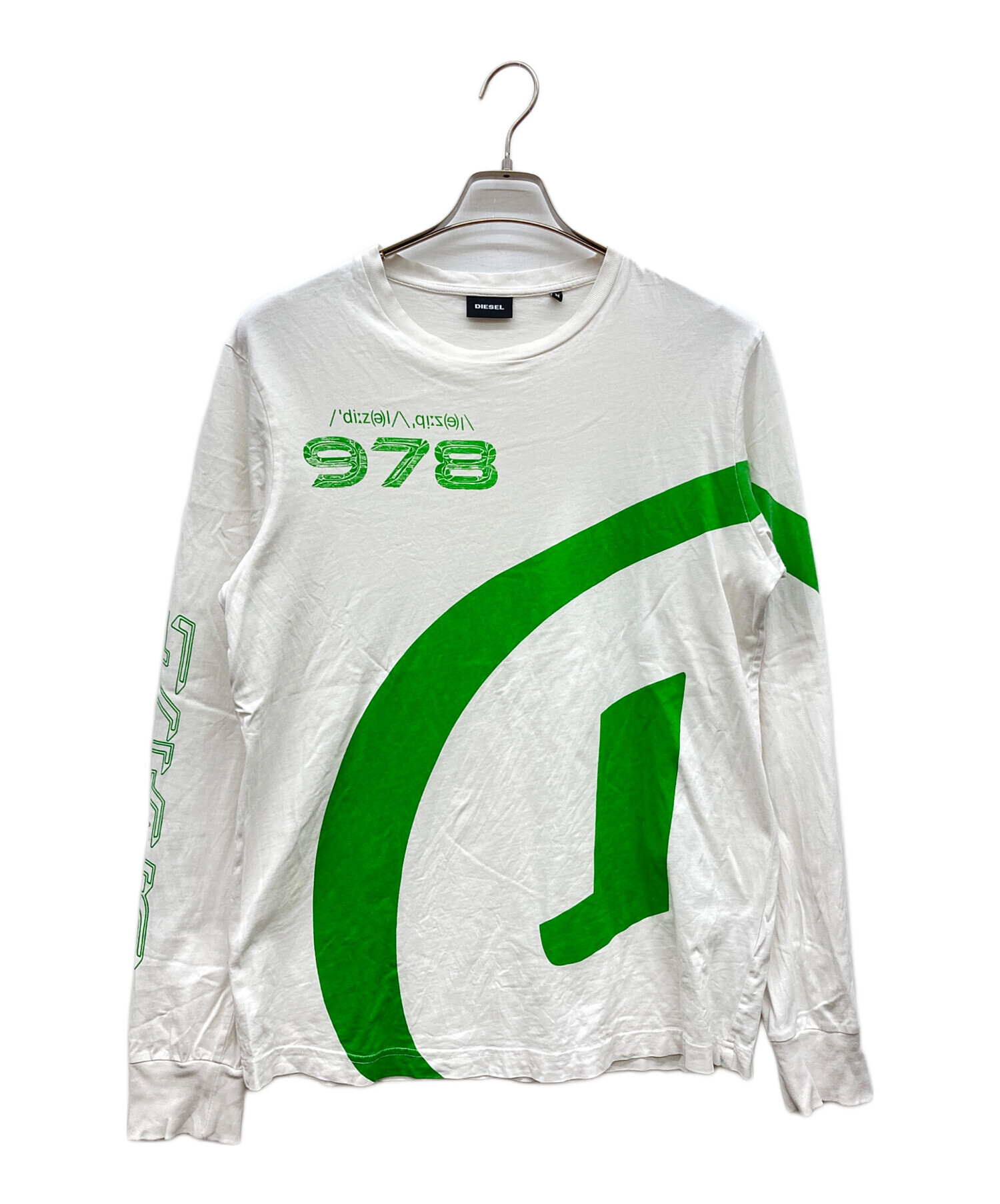 中古・古着通販】DIESEL (ディーゼル) ロングスリーブTシャツ ホワイト