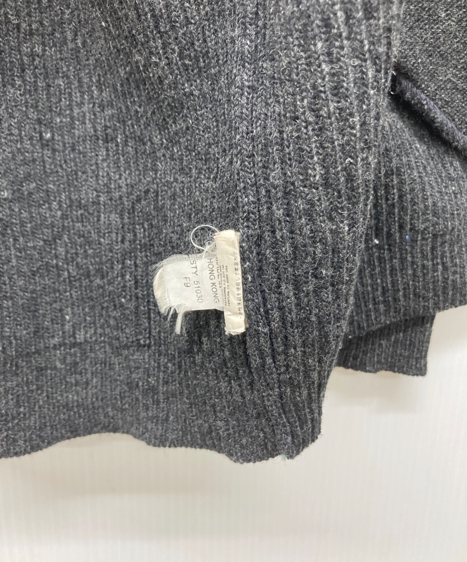 中古・古着通販】Patagonia (パタゴニア) ドライバーズニット グレー