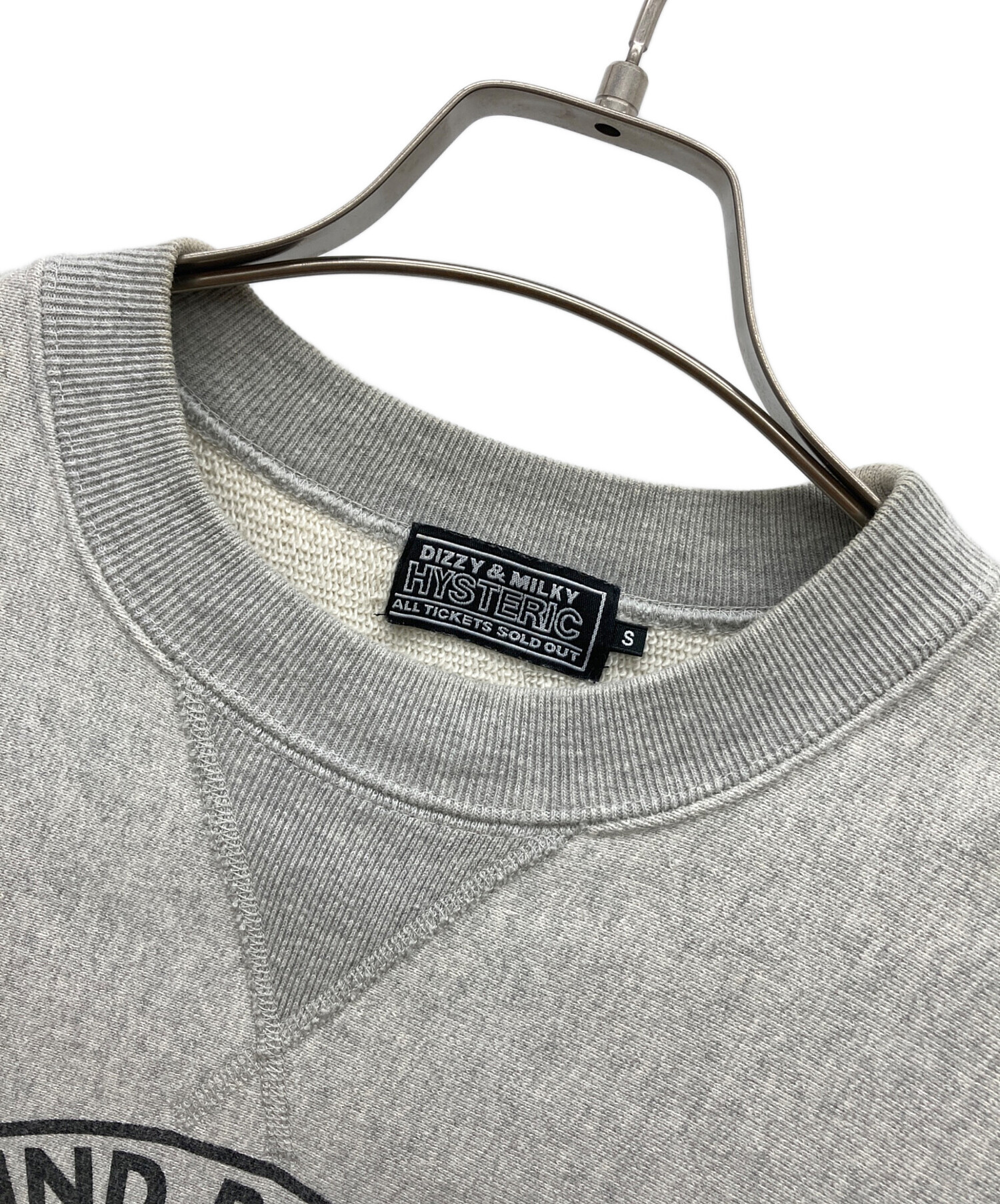 HYSTERIC GLAMOUR グレー スウェット トレーナー S 中古・古着通販】Hysteric Glamour (ヒステリックグラマー) SOUND