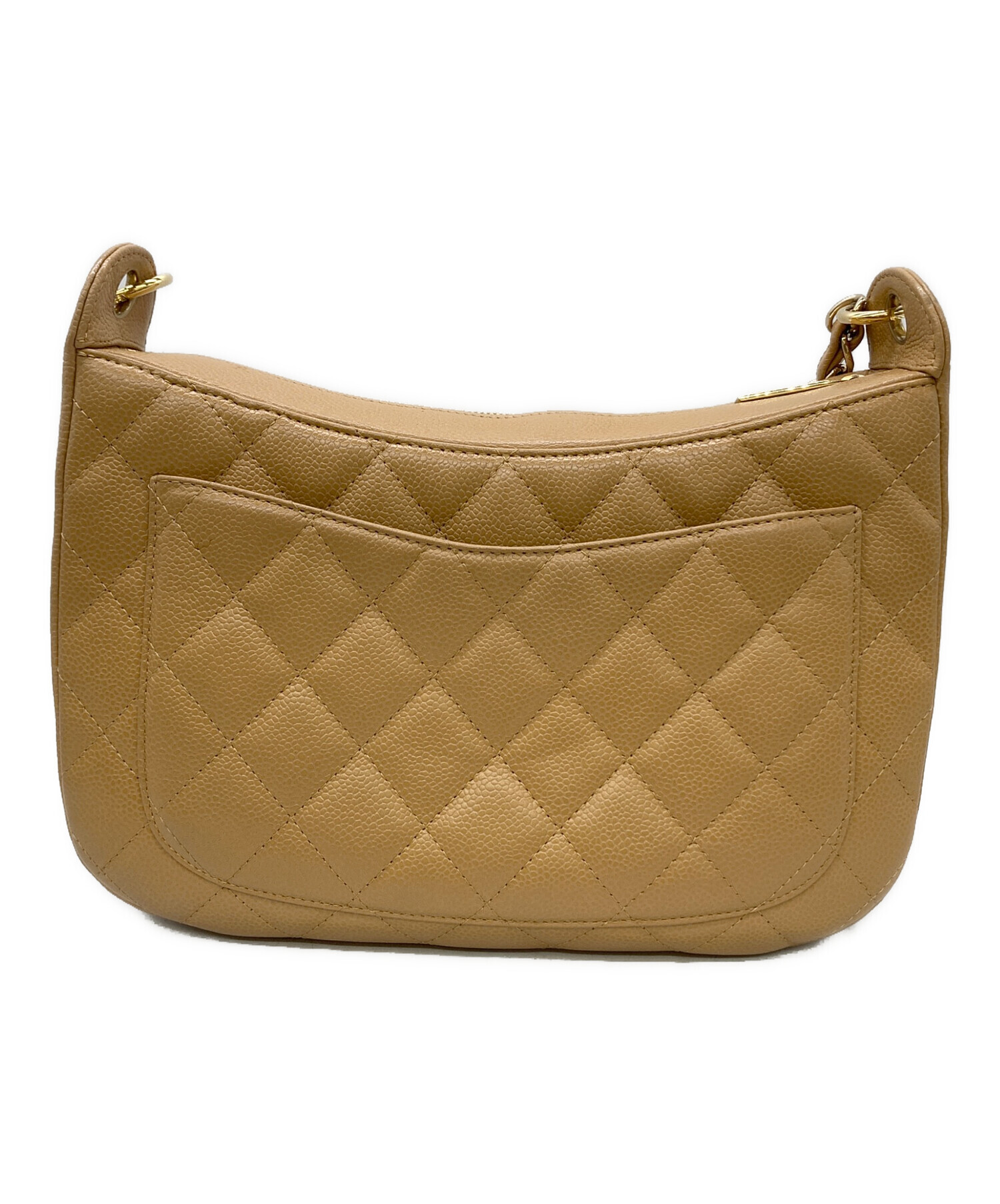 中古・古着通販】CHANEL (シャネル) キャビアスキンチェーンワン