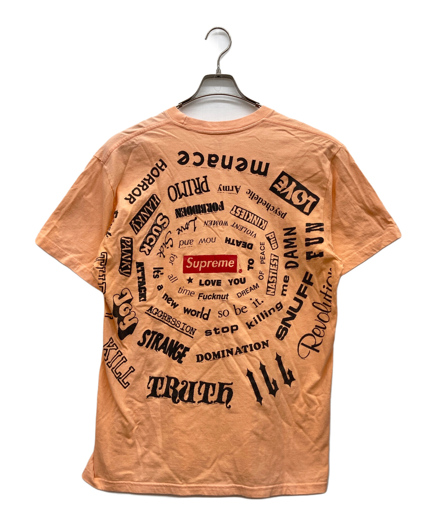 中古・古着通販】Supreme (シュプリーム) Spiral Tee オレンジ サイズ