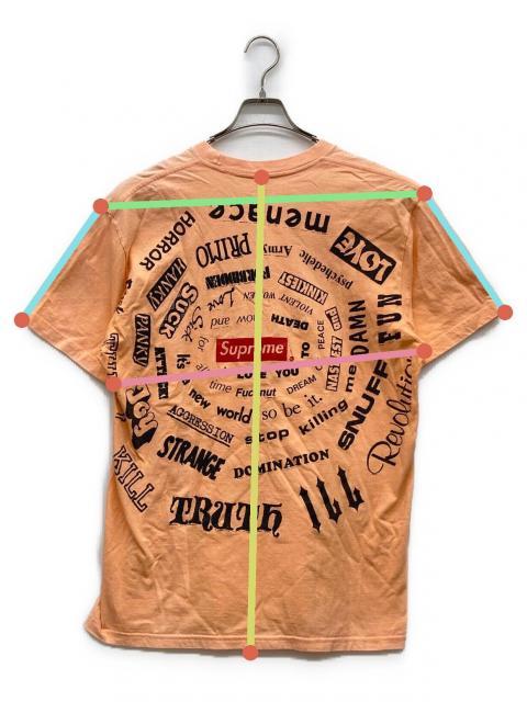 中古・古着通販】Supreme (シュプリーム) Spiral Tee オレンジ サイズ