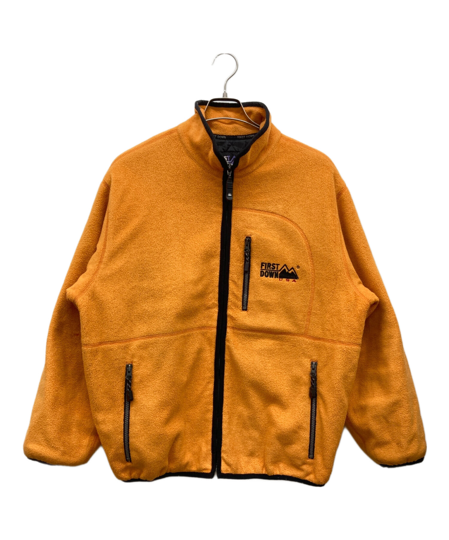 【ファーストダウン】　フリースジャケット　4L ビッグサイズ　90s ビンテージ 中古・古着通販】FIRST DOWN (ファーストダウン) 90s フリース