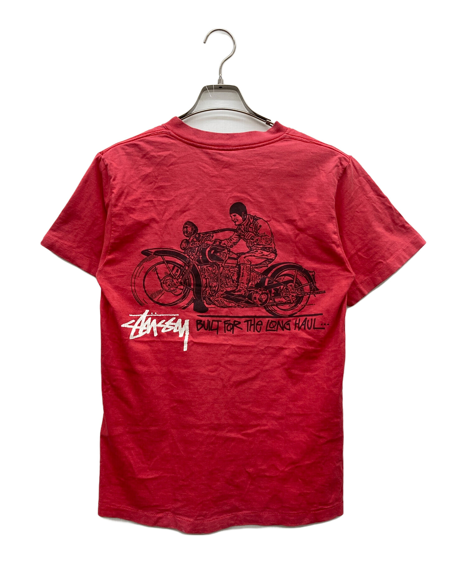 中古・古着通販】stussy (ステューシー) ハーレーバイクTシャツ レッド