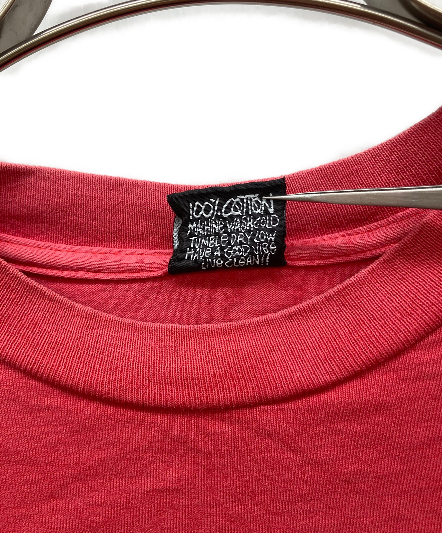 中古・古着通販】stussy (ステューシー) ハーレーバイクTシャツ レッド