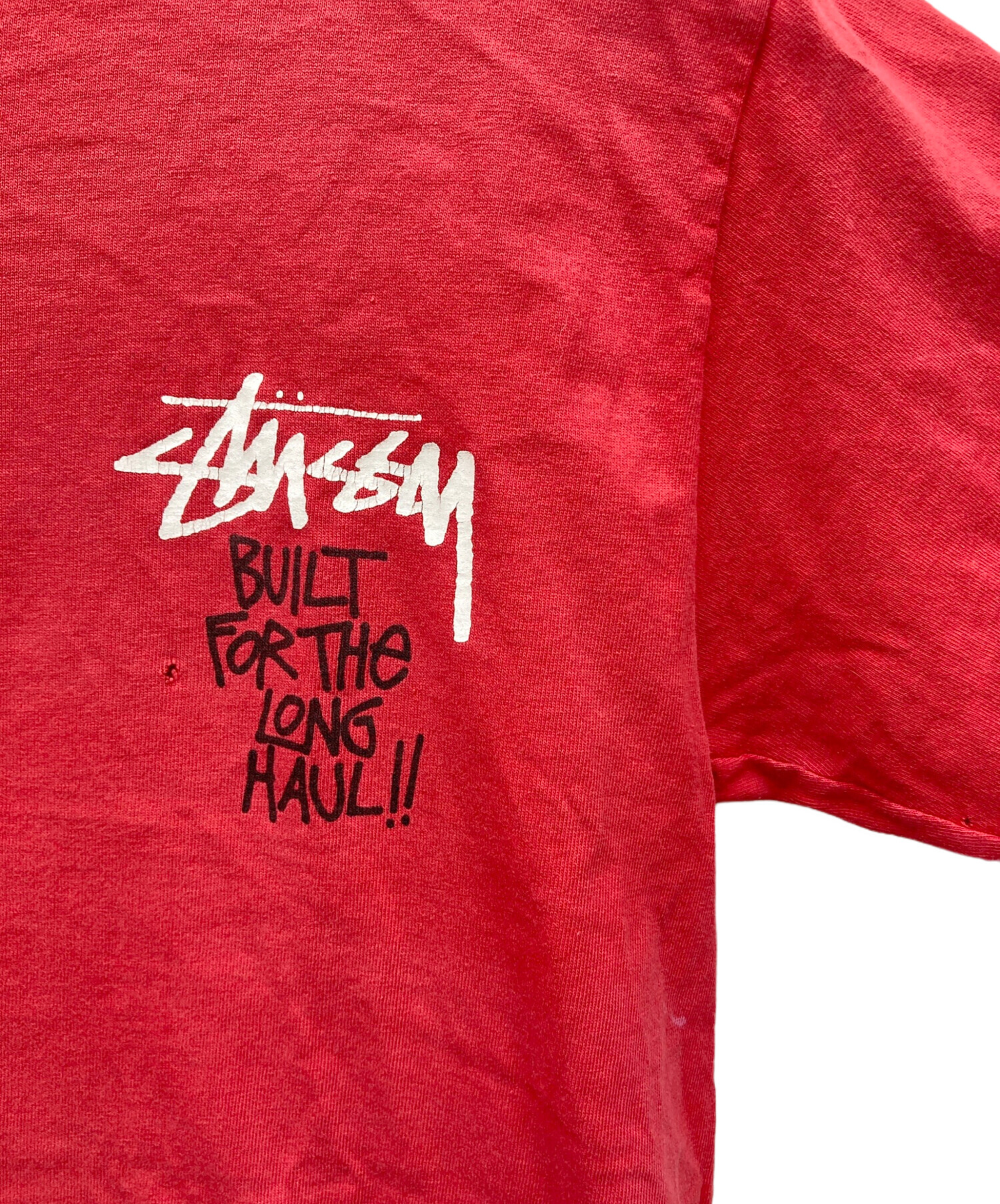 中古・古着通販】stussy (ステューシー) ハーレーバイクTシャツ レッド