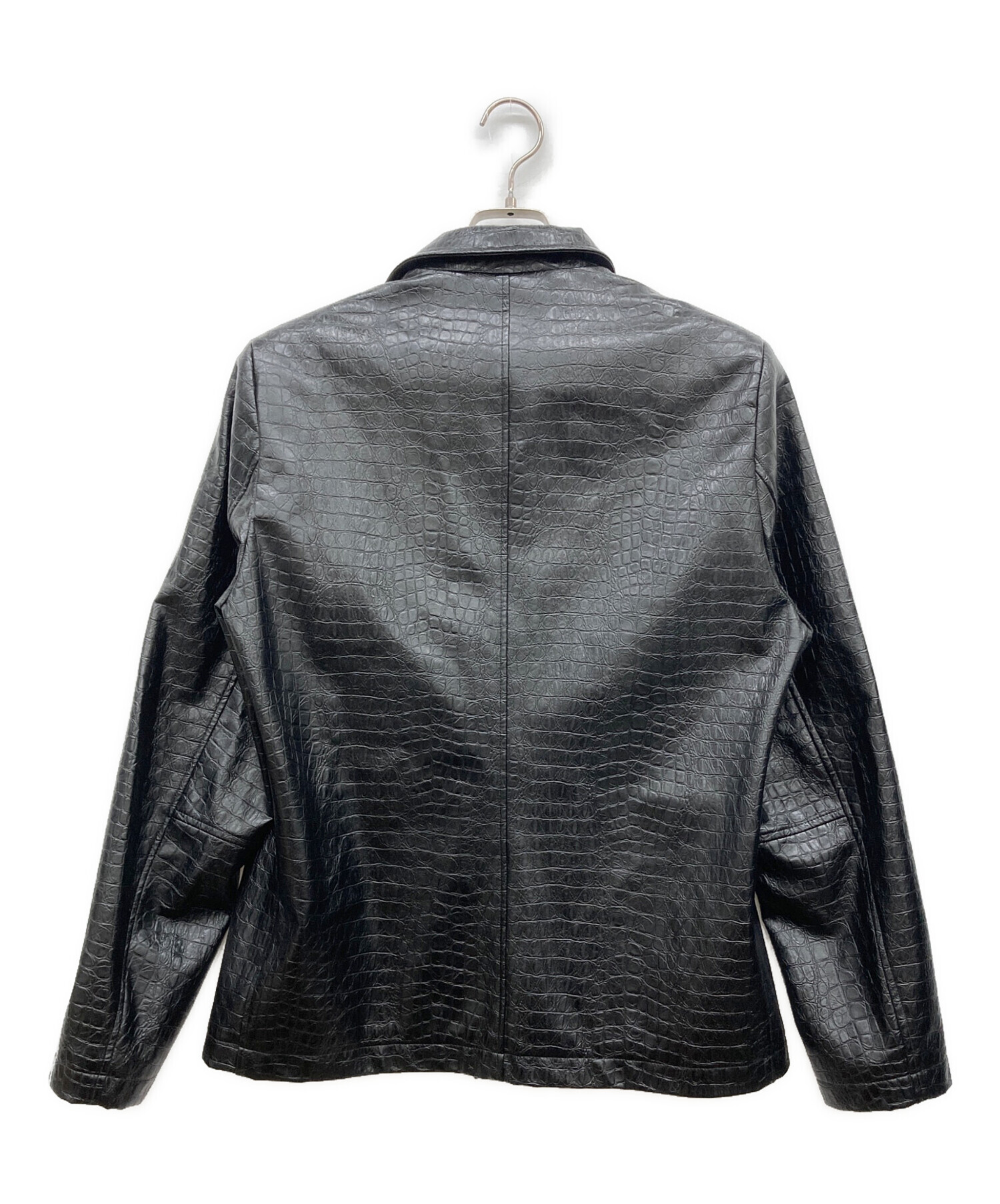 中古・古着通販】Sefr (セファ) Francis Jacket / CROCO BLACK