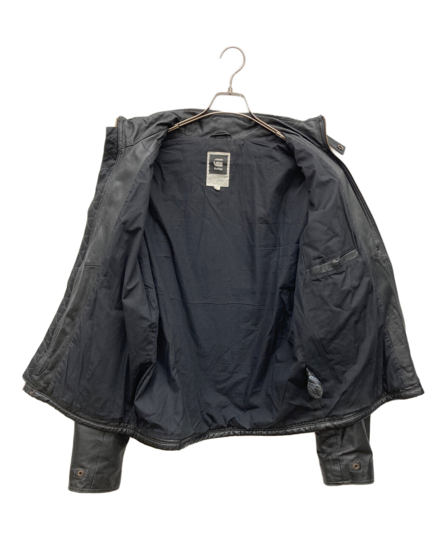 中古・古着通販】G-STAR RAW (ジースターロゥ) レザージャケット