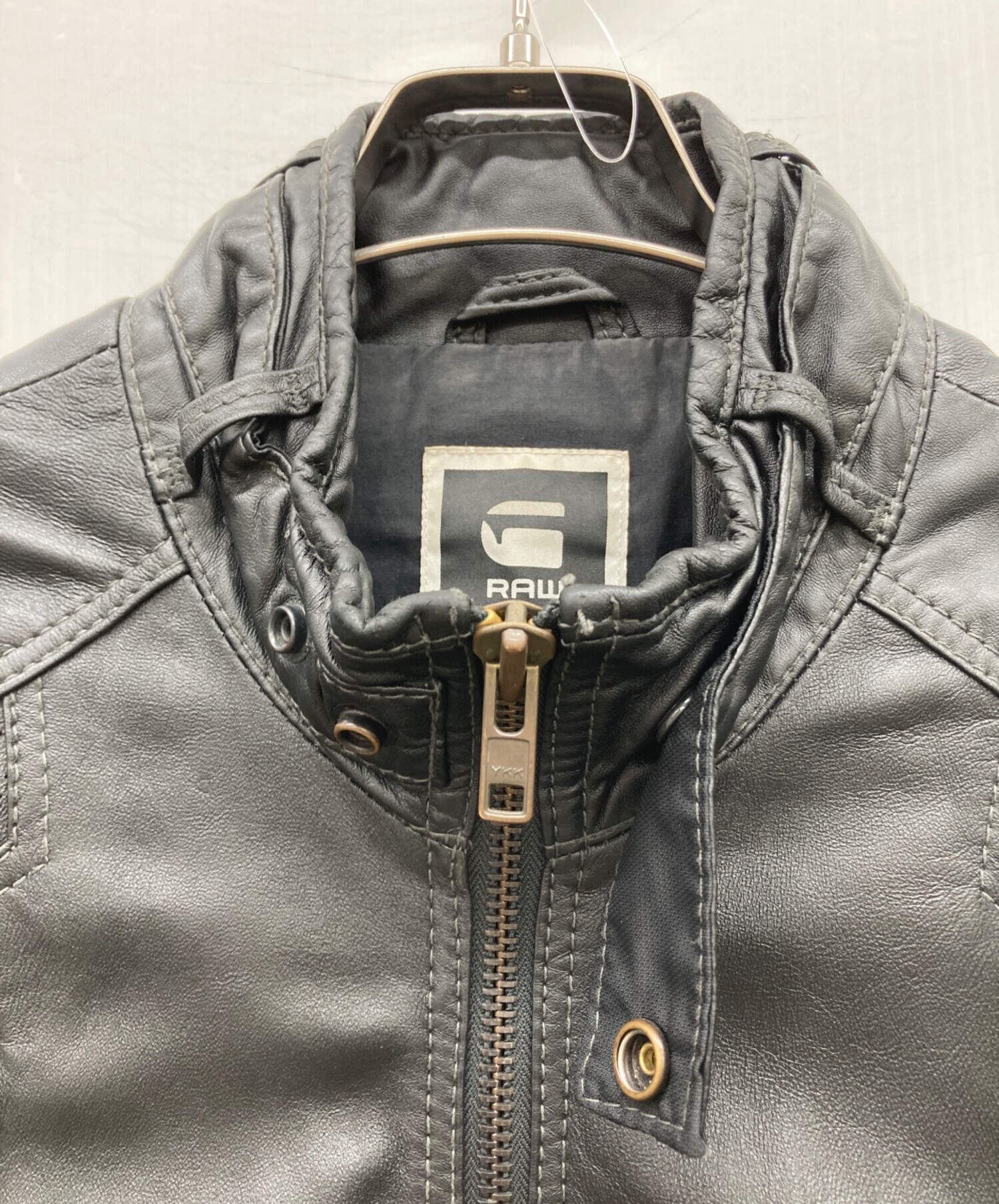 中古・古着通販】G-STAR RAW (ジースターロゥ) レザージャケット