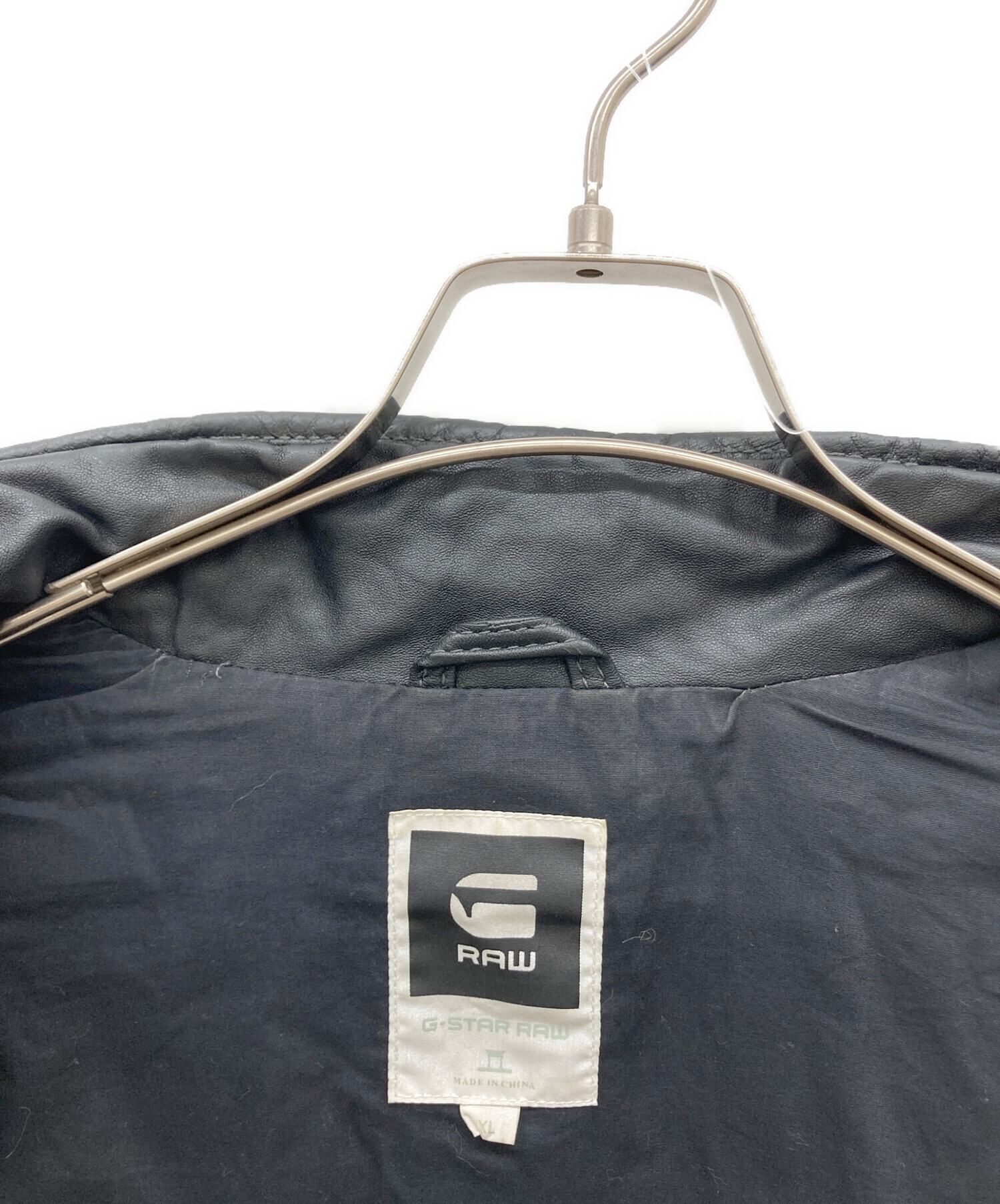 中古・古着通販】G-STAR RAW (ジースターロゥ) レザージャケット