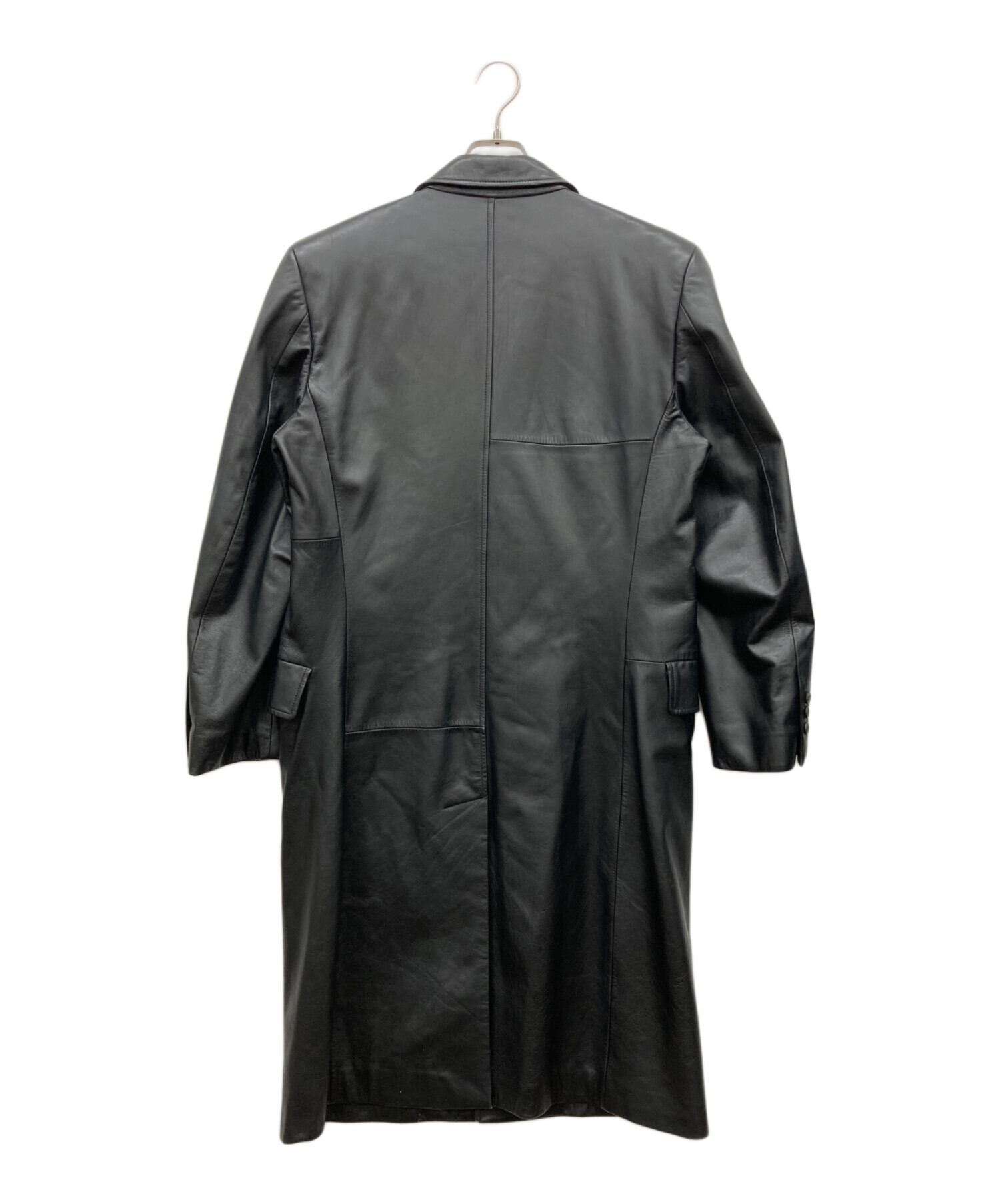 中古・古着通販】Paul Smith (ポールスミス) レザーコート ブラック