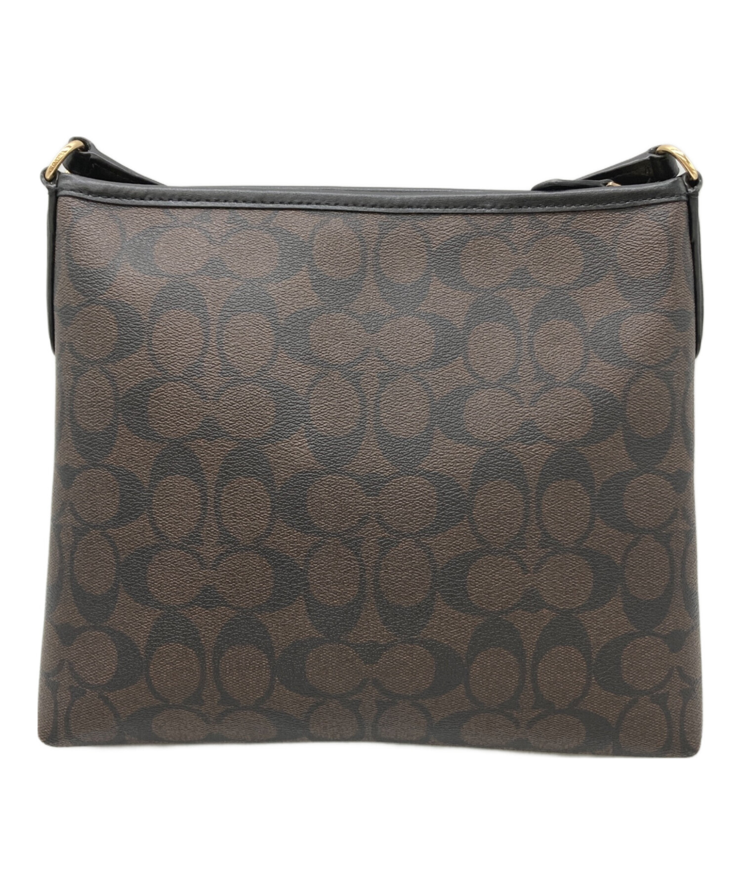 未使用品♡ COACH ショルダーバッグ シグネチャー柄 ブラウン レディース 中古・古着通販】COACH (コーチ) シグネチャー柄レディースショルダー