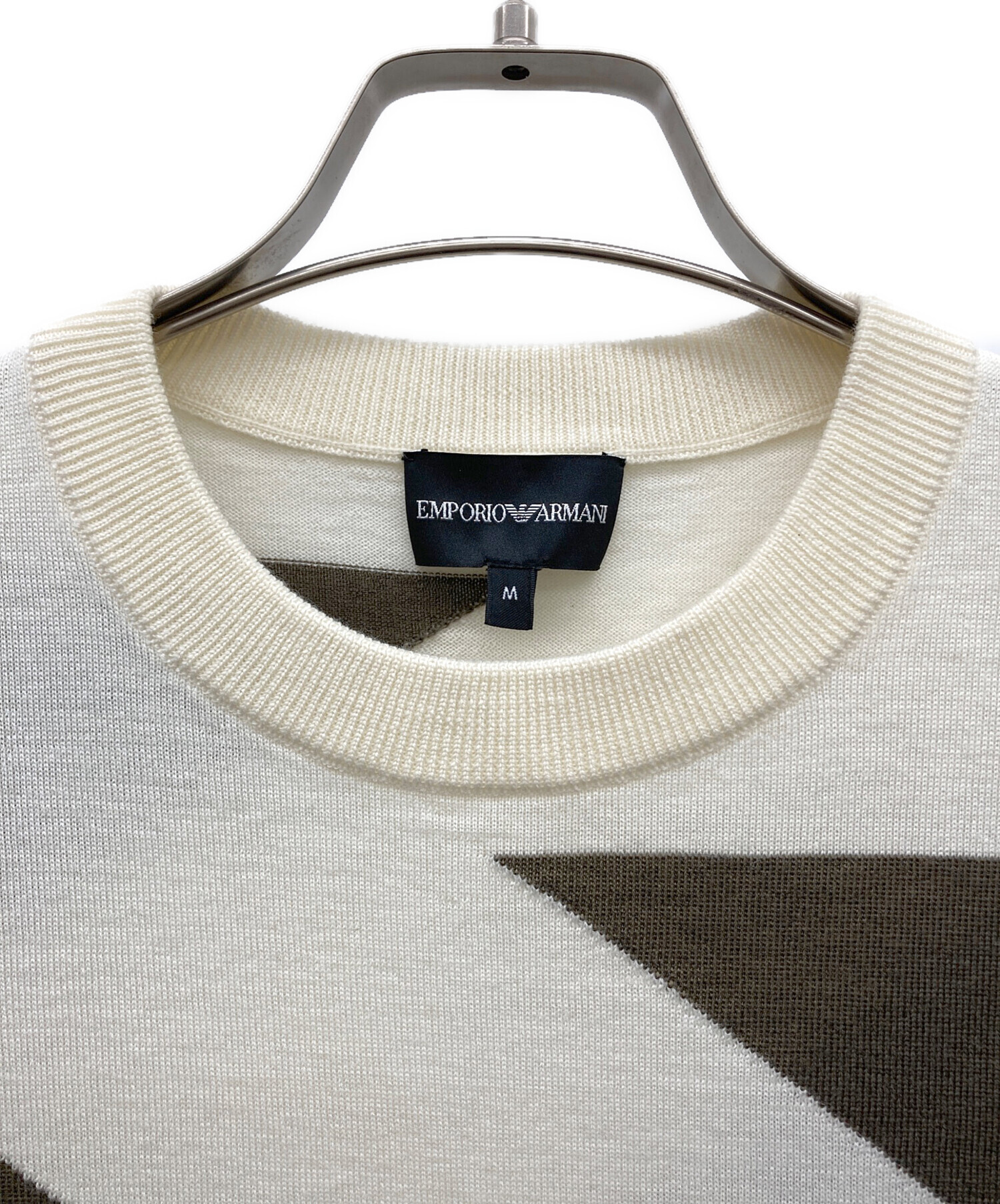 Giorgio Armani 幾何学模様 セーター 中古・古着通販】EMPORIO ARMANI (エンポリオ アルマーニ) 幾何学模様