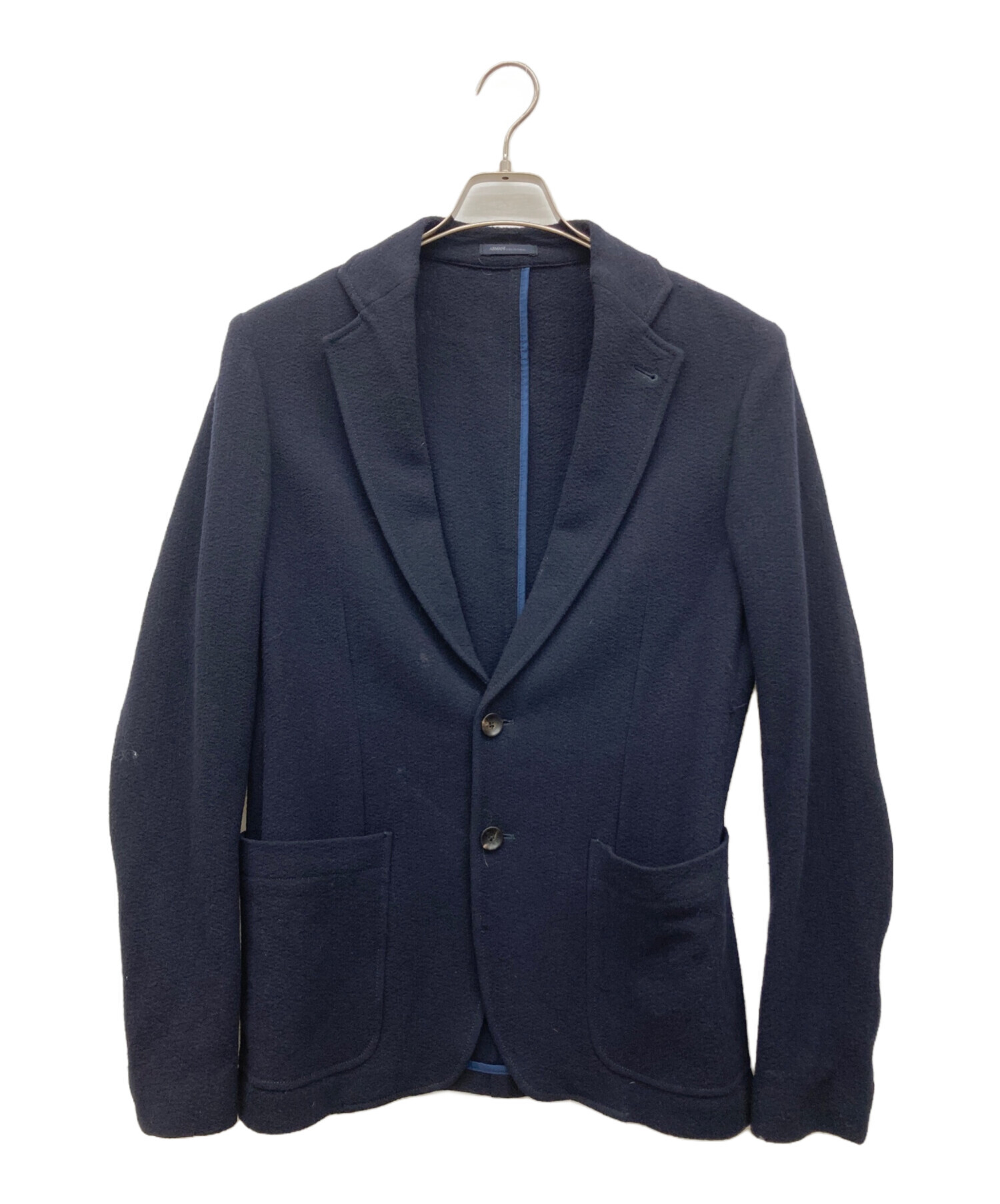 EMPORIO ARMANI テーラードジャケット ネイビー 中古・古着通販】ARMANI COLLEZIONI (アルマーニ コレツィオーニ