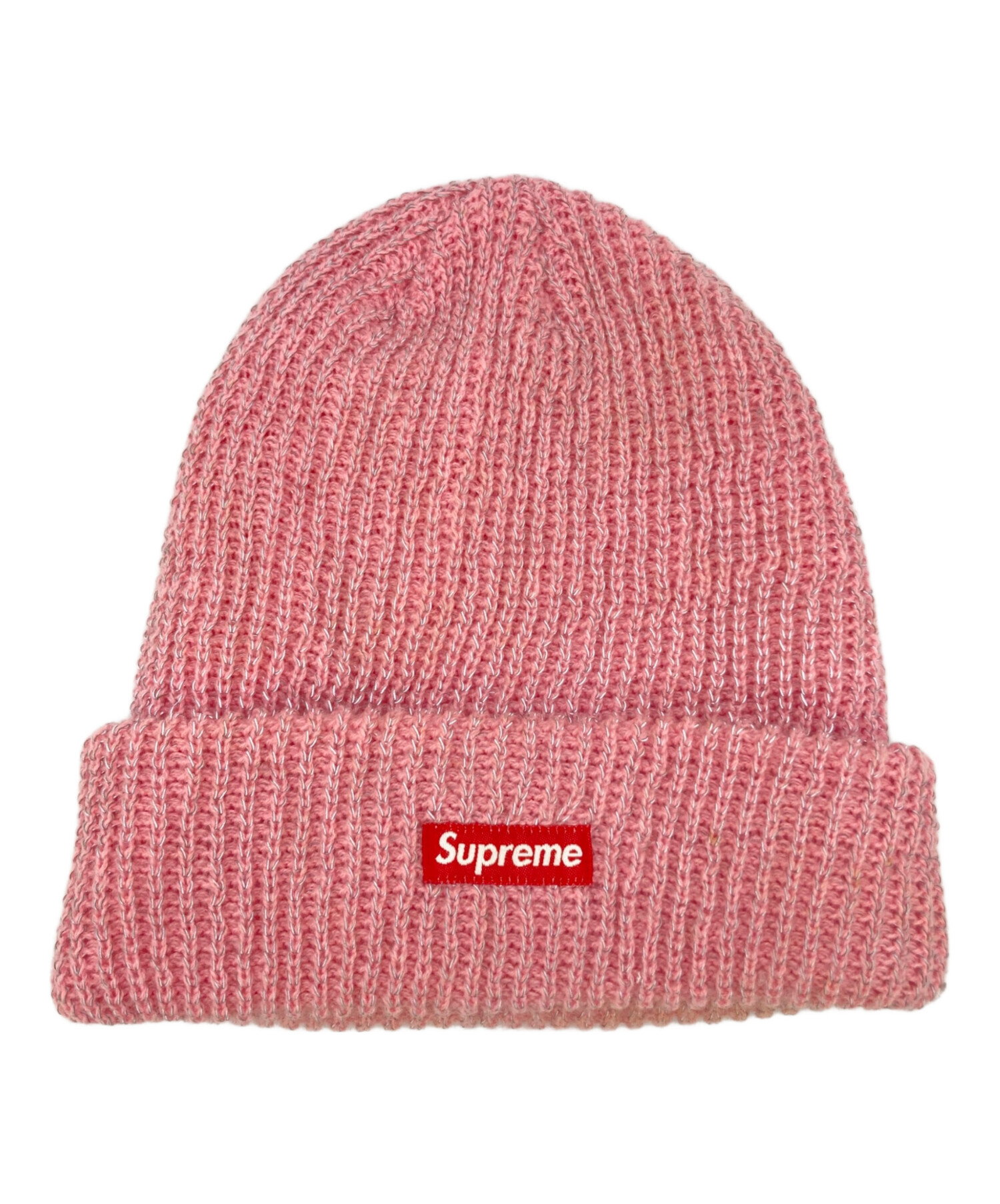 最終値下げSupreme Loose Gauge Beanie ピンク 中古・古着通販】Supreme (シュプリーム) Reflective Loose Gauge