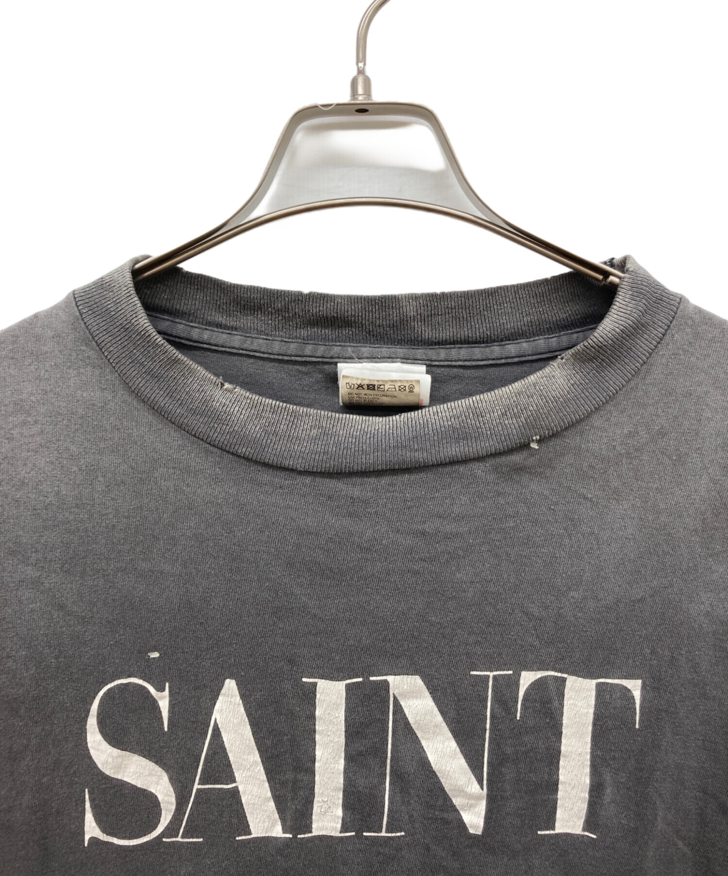 SAINT MICHAEL Tシャツ XL グレー 中古・古着通販】SAINT MICHAEL (セントマイケル) 666 SS T-SHIRT