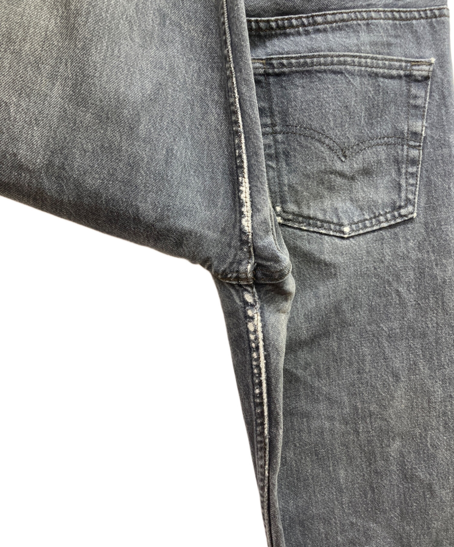 中古・古着通販】LEVI'S (リーバイス) 80s 先染めブラックデニムパンツ