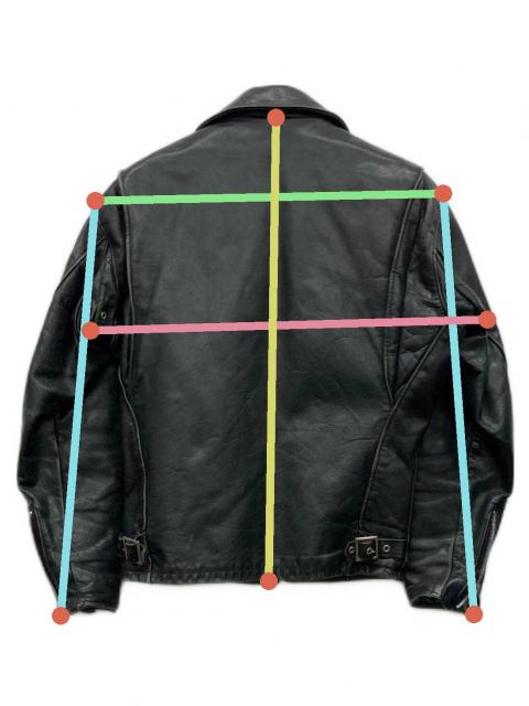 中古・古着通販】Schott (ショット) シングルライダースジャケット