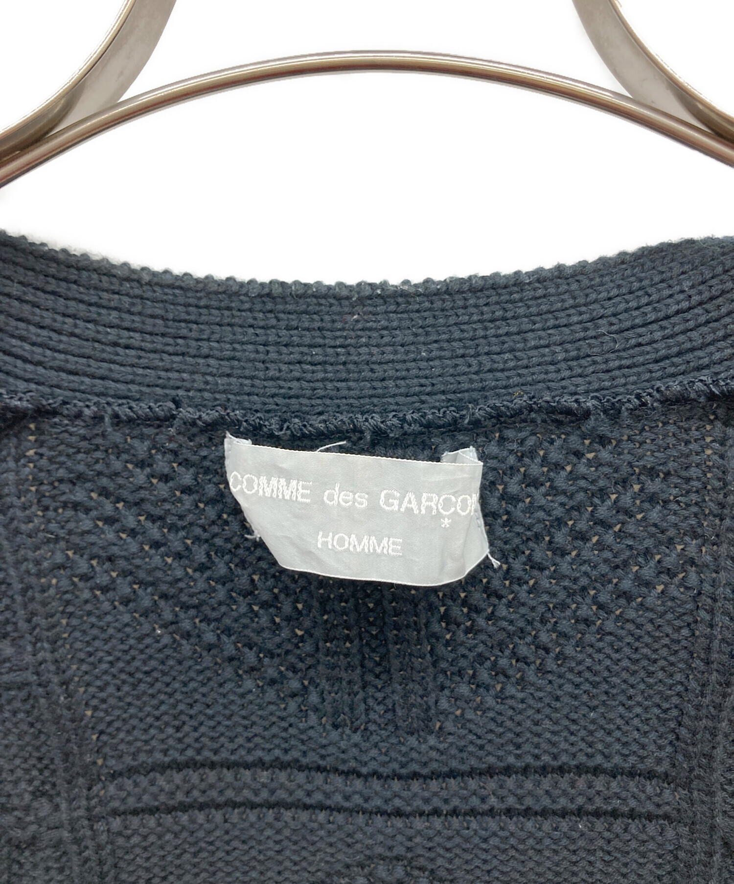 【未使用】AD1995 コムデギャルソンオム サマーニットカーディガン 中古・古着通販】COMME des GARCONS HOMME (コムデギャルソン オム