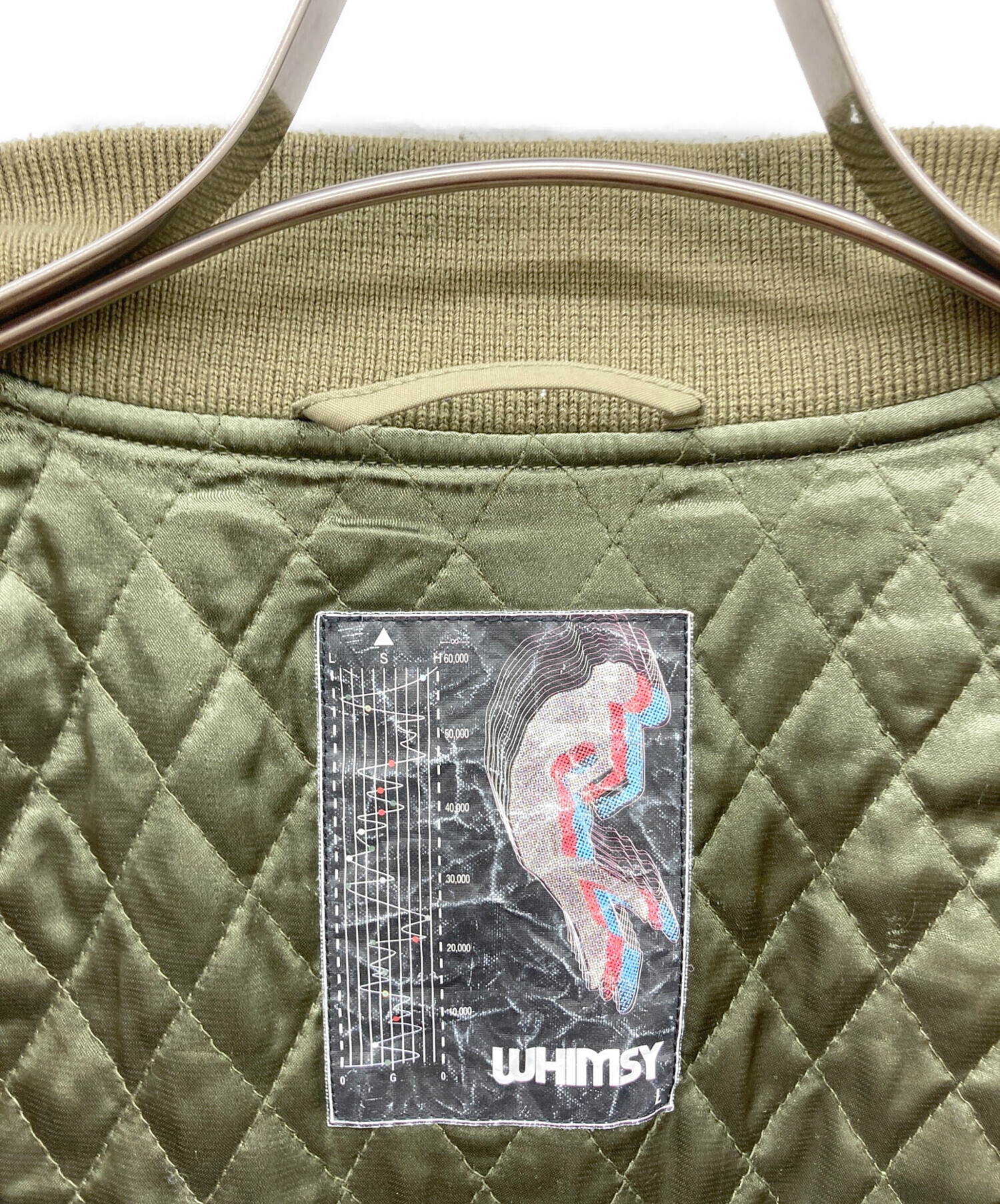 中古・古着通販】WHIMSY (ウィムジー) FLY IT JACKET カーキ サイズ:L