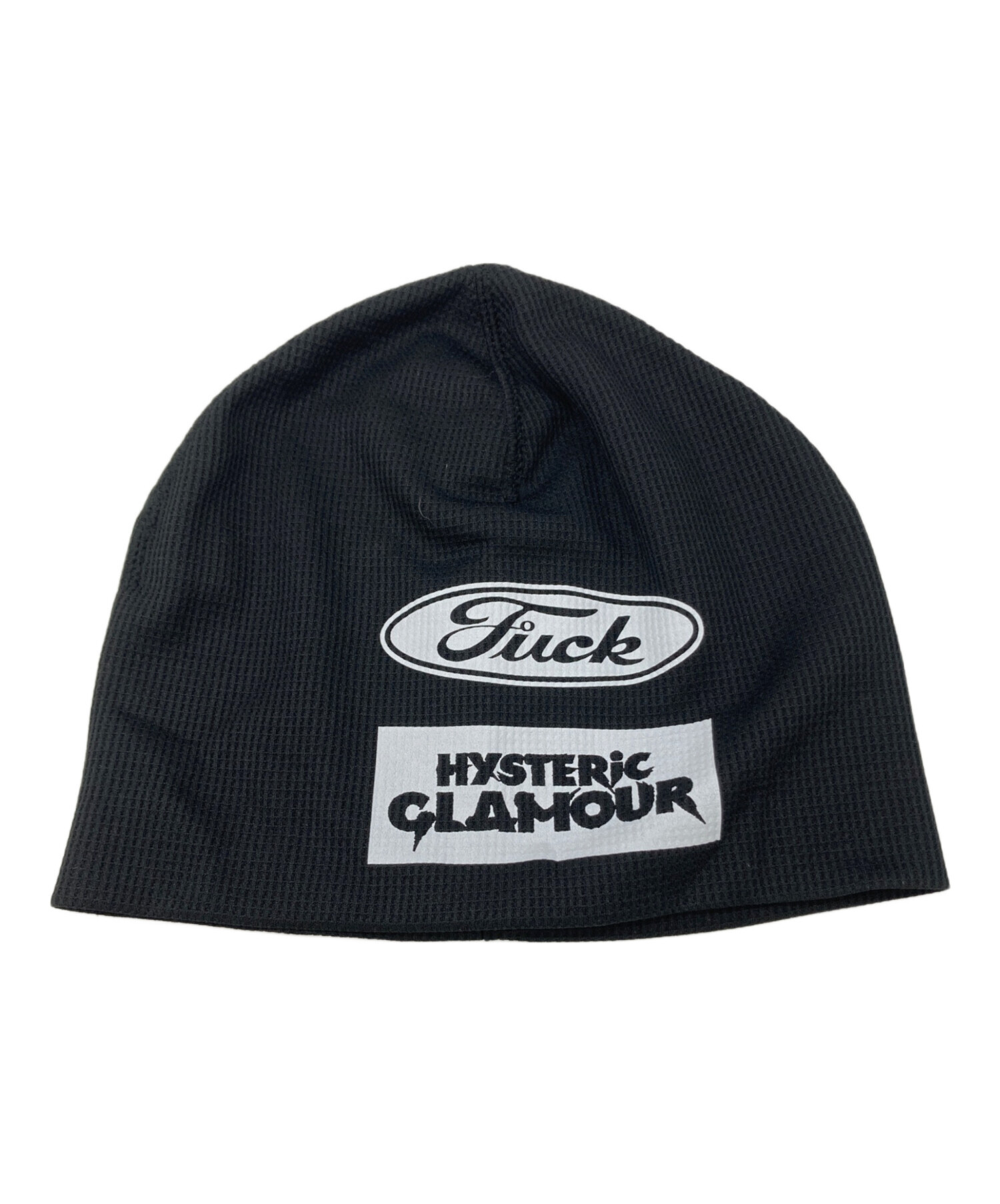 Hysteric glamour typeロゴ　ビーニー ブラック 中古・古着通販】Hysteric Glamour (ヒステリックグラマー) LOGO