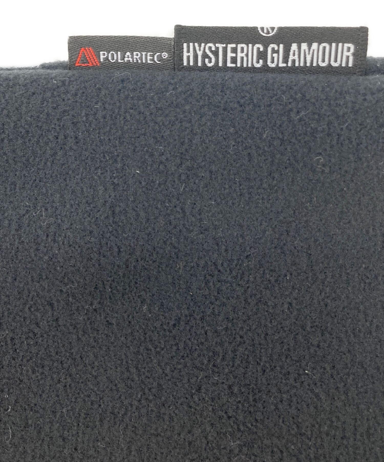 【新品未使用】HYSTERIC GLAMOUR ブラックアームウォーマー 中古・古着通販】Hysteric Glamour (ヒステリックグラマー) ロゴ刺繍