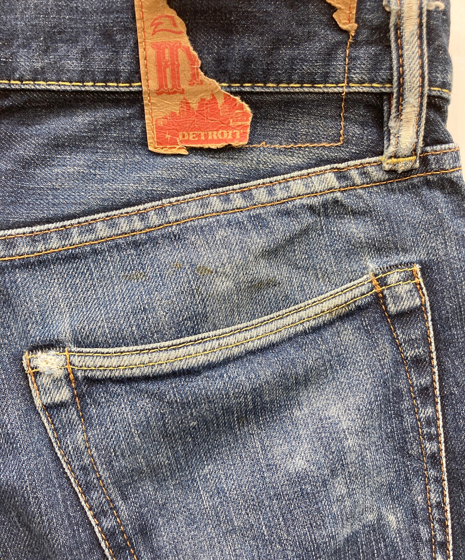 ✨極美品✨HYSTERIC GLAMOUR 赤耳 ジーンズ スタッズ w28 中古・古着通販】Hysteric Glamour (ヒステリックグラマー) スタッズ