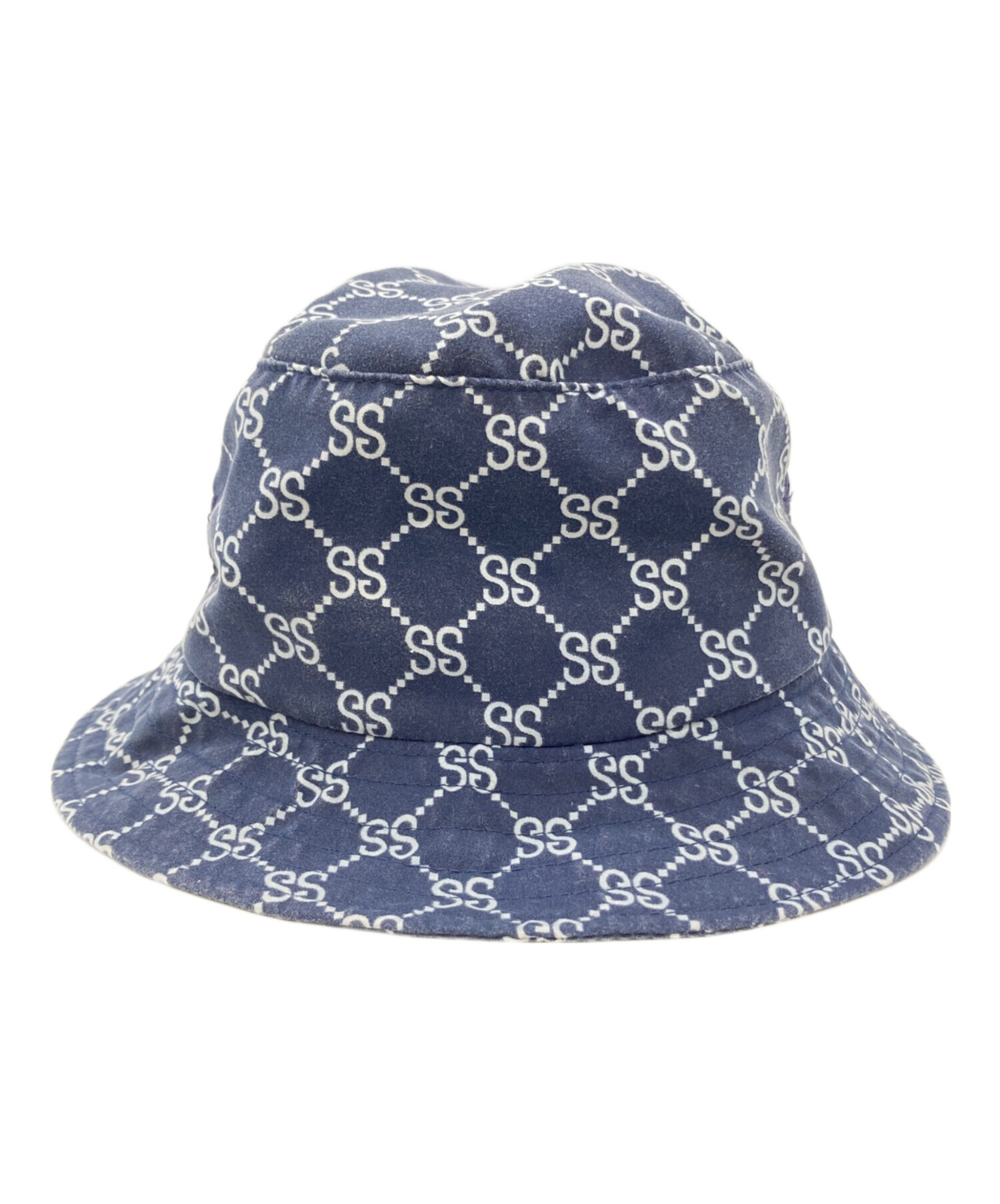 中古・古着通販】stussy (ステューシー) 総柄バケットハット 紺タグ