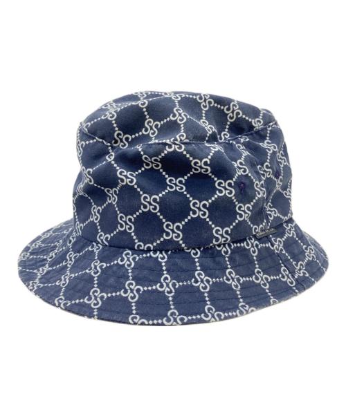 中古・古着通販】stussy (ステューシー) 総柄バケットハット 紺タグ