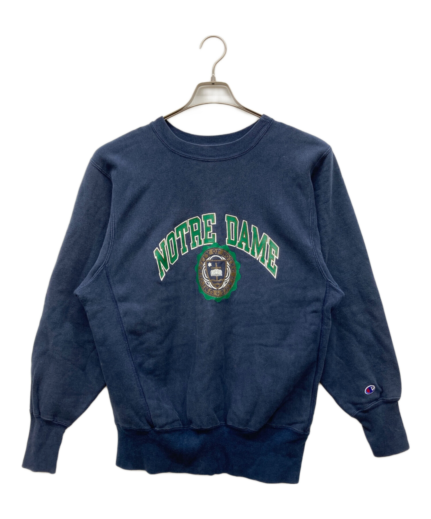 80s Champion トリコタグ USA製 NOTRE DAME 93 XL 中古・古着通販】Champion (チャンピオン) 80s リバースウィーブ