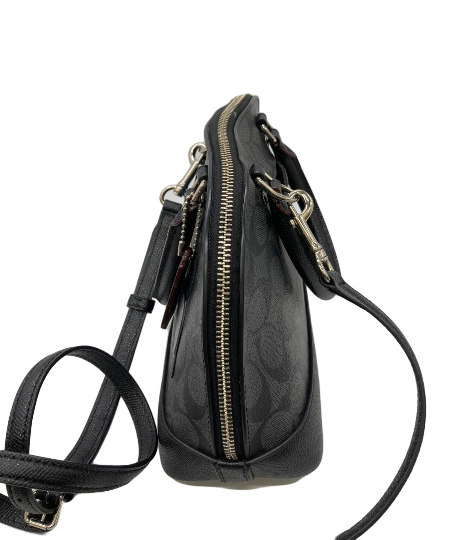 中古・古着通販】COACH (コーチ) ミニシエラシグネチャー2WAYバッグ