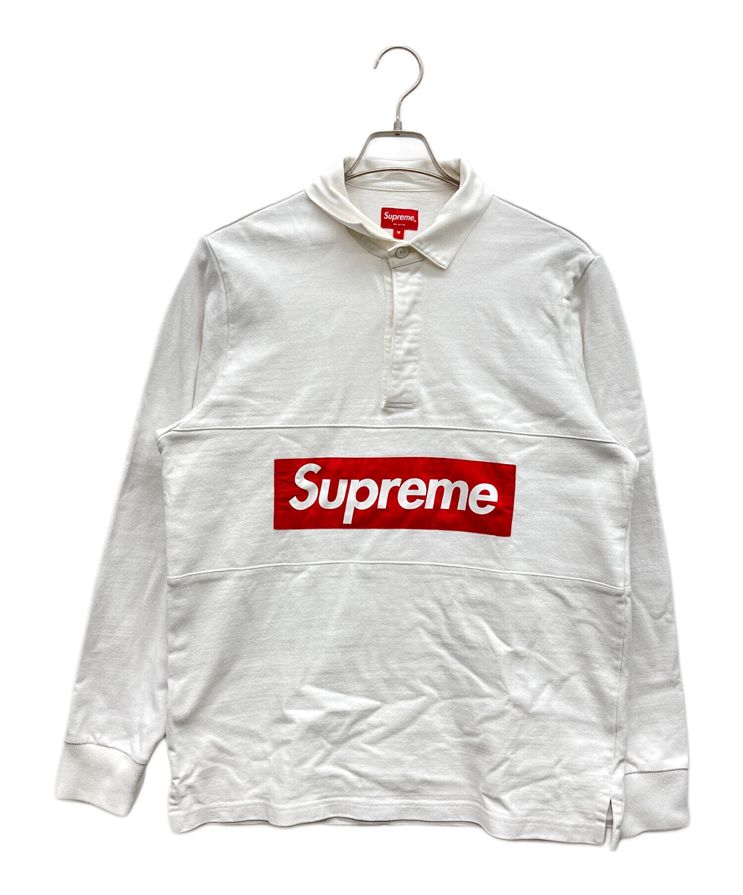 中古・古着通販】SUPREME (シュプリーム) Team Rugby shirt ホワイト