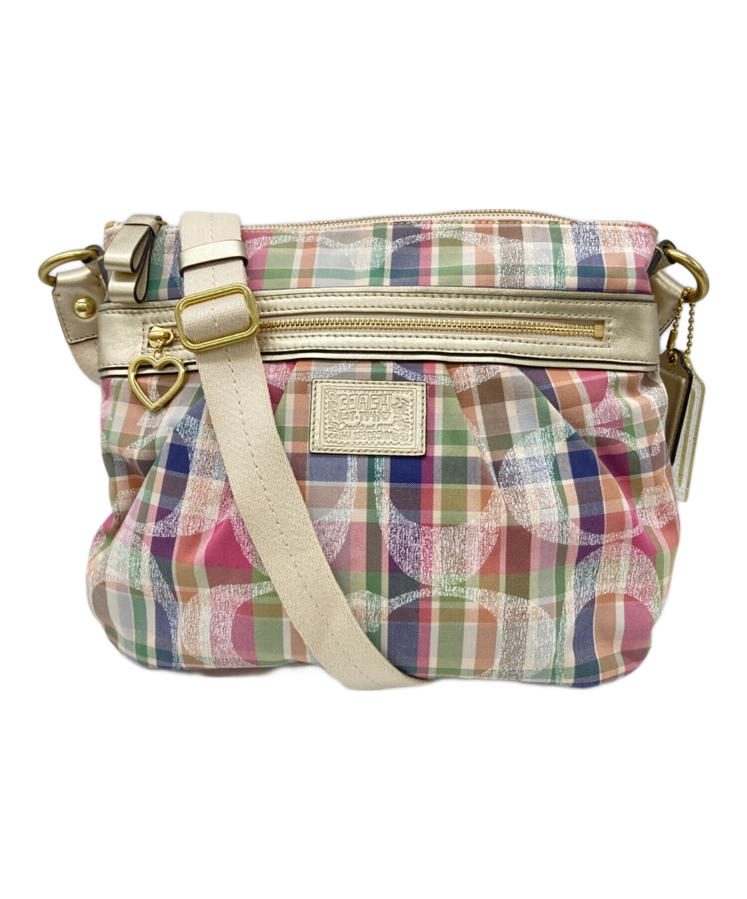 中古・古着通販】COACH (コーチ) ショルダーバッグ マルチカラー 